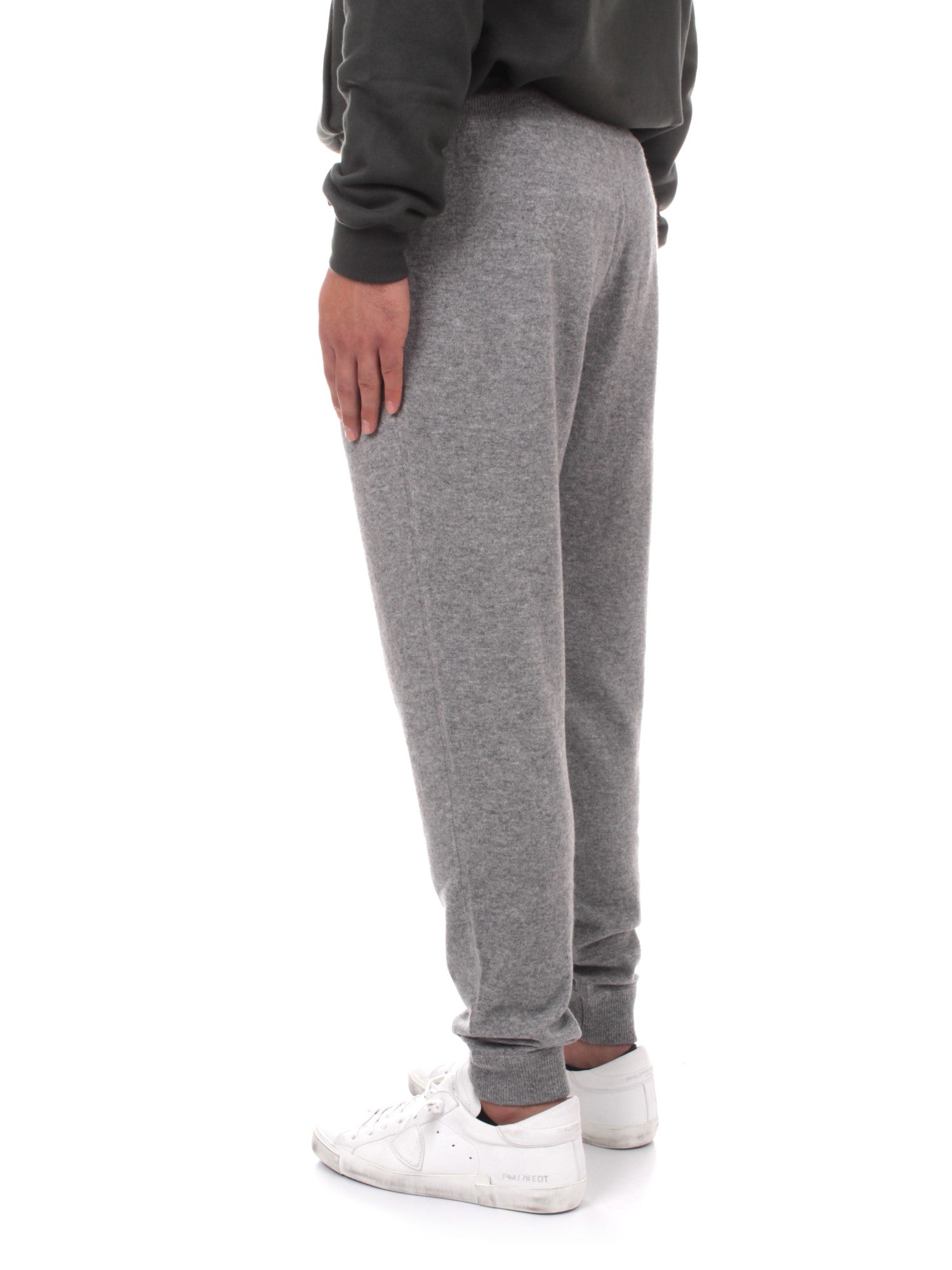 PANTALONI TUTA Grigio Bramani Cashmere