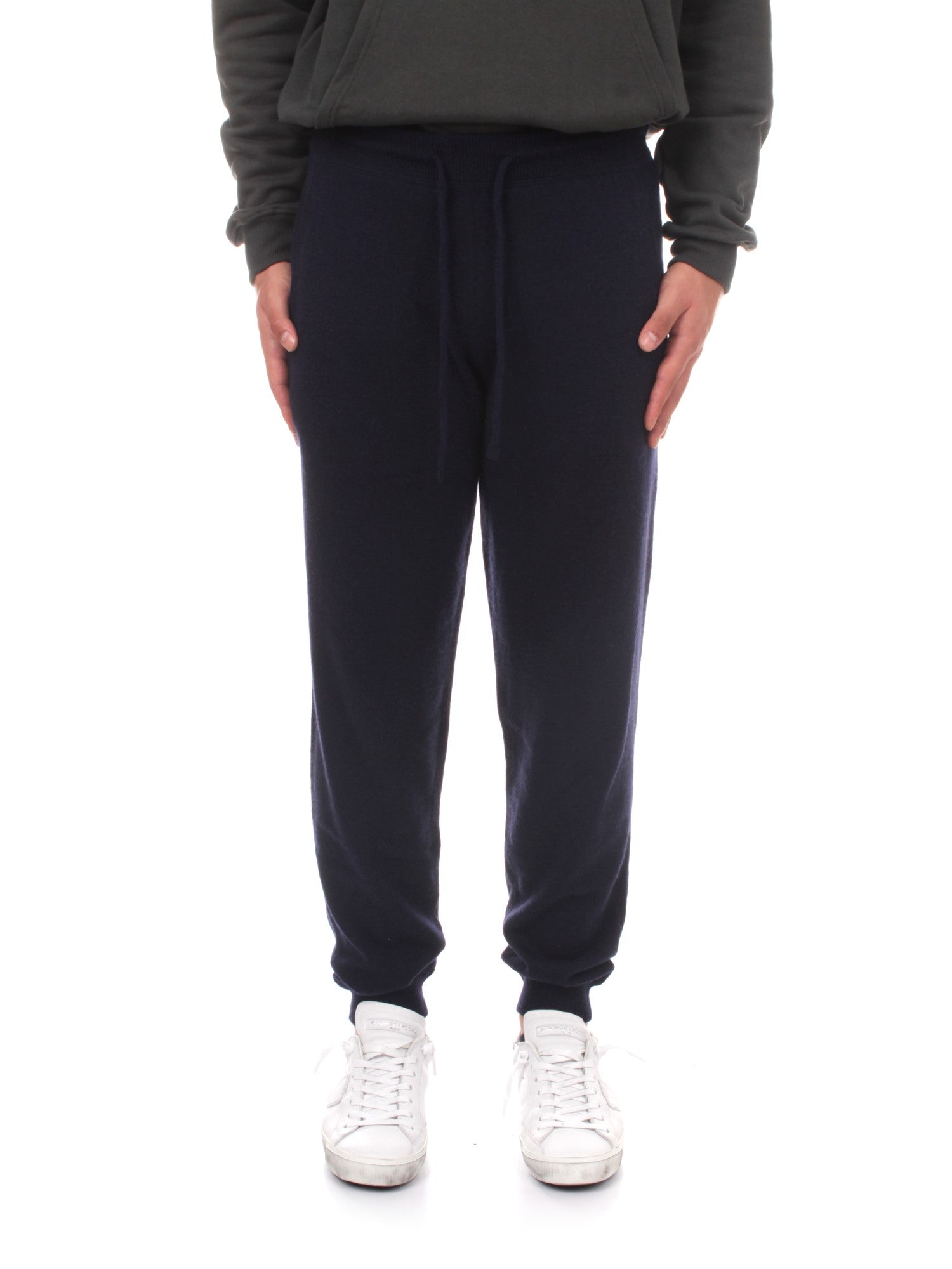 PANTALONI TUTA Blu Bramani Cashmere