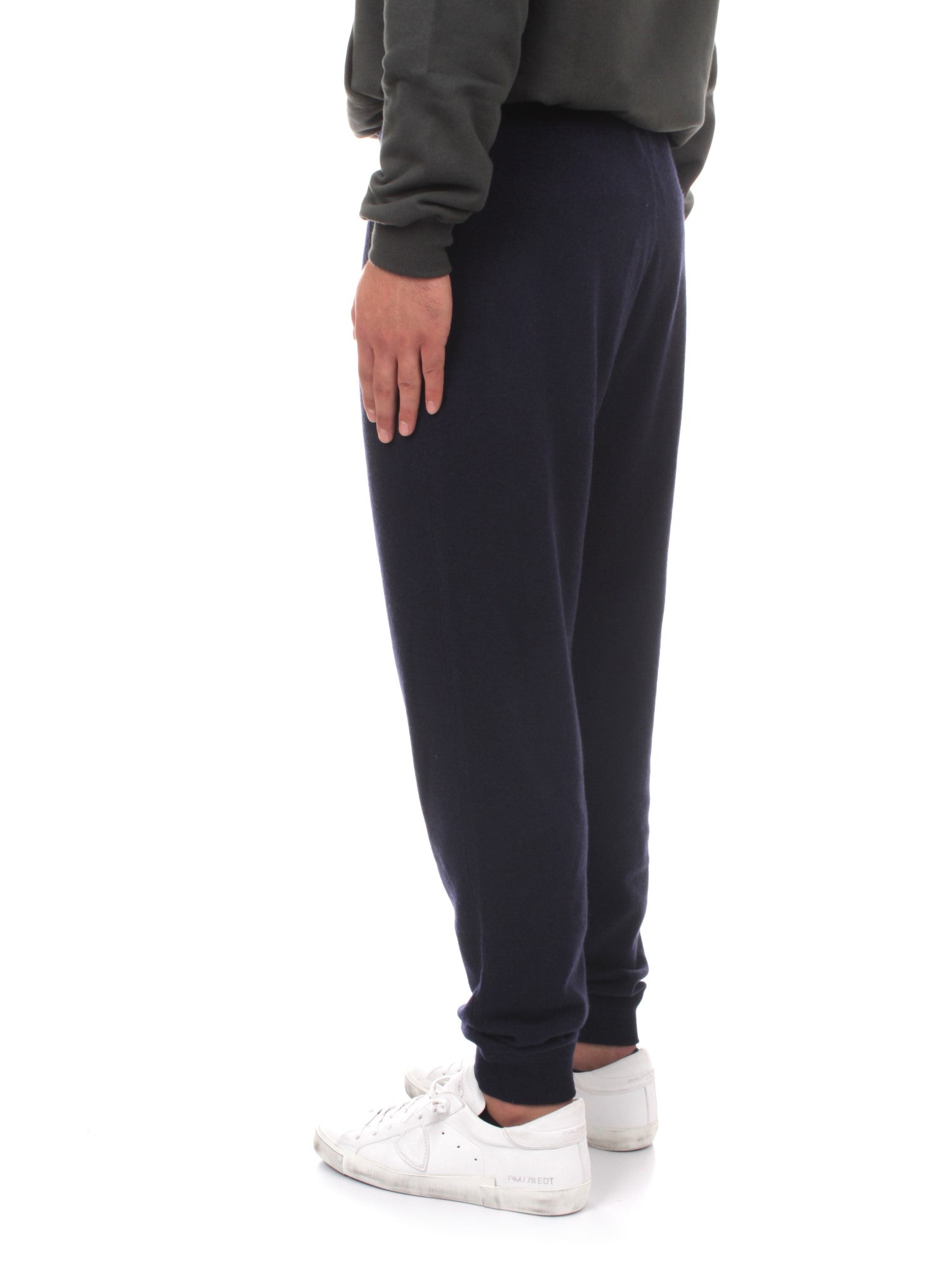 PANTALONI TUTA Blu Bramani Cashmere