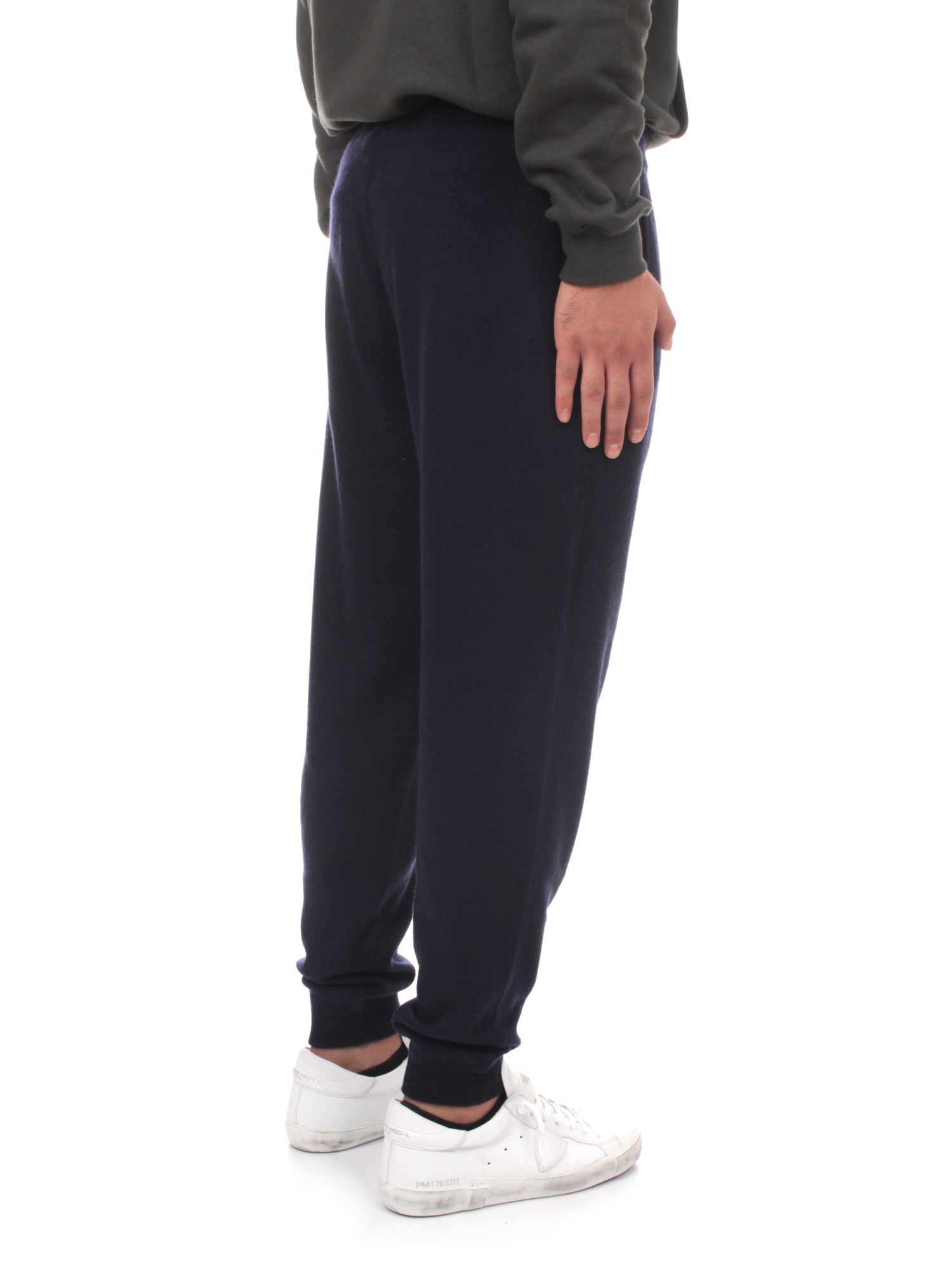 PANTALONI TUTA Blu Bramani Cashmere