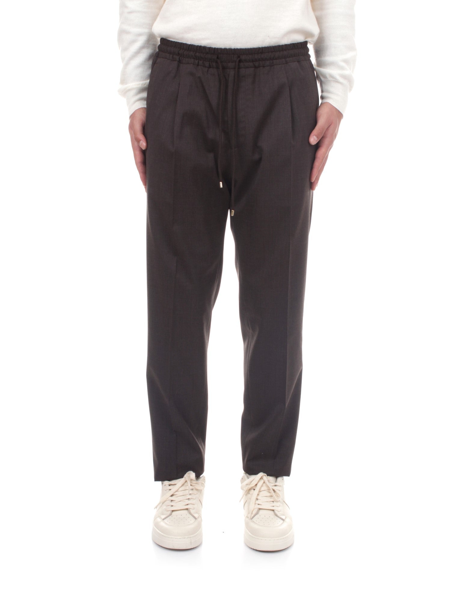 PANTALONI Marrone Briglia