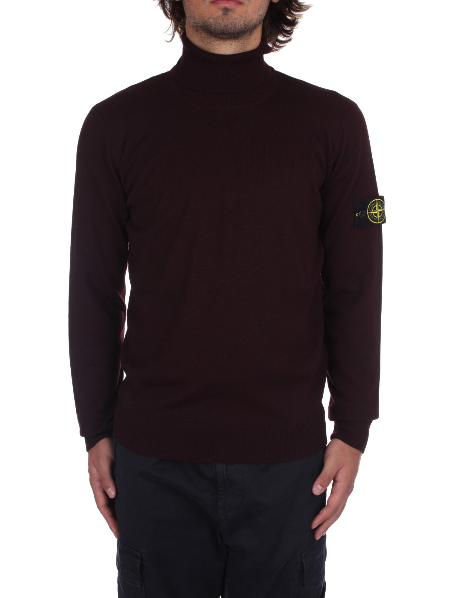 Wool Maglione Dolcevita Stone Island Wool Sweater Stone Island