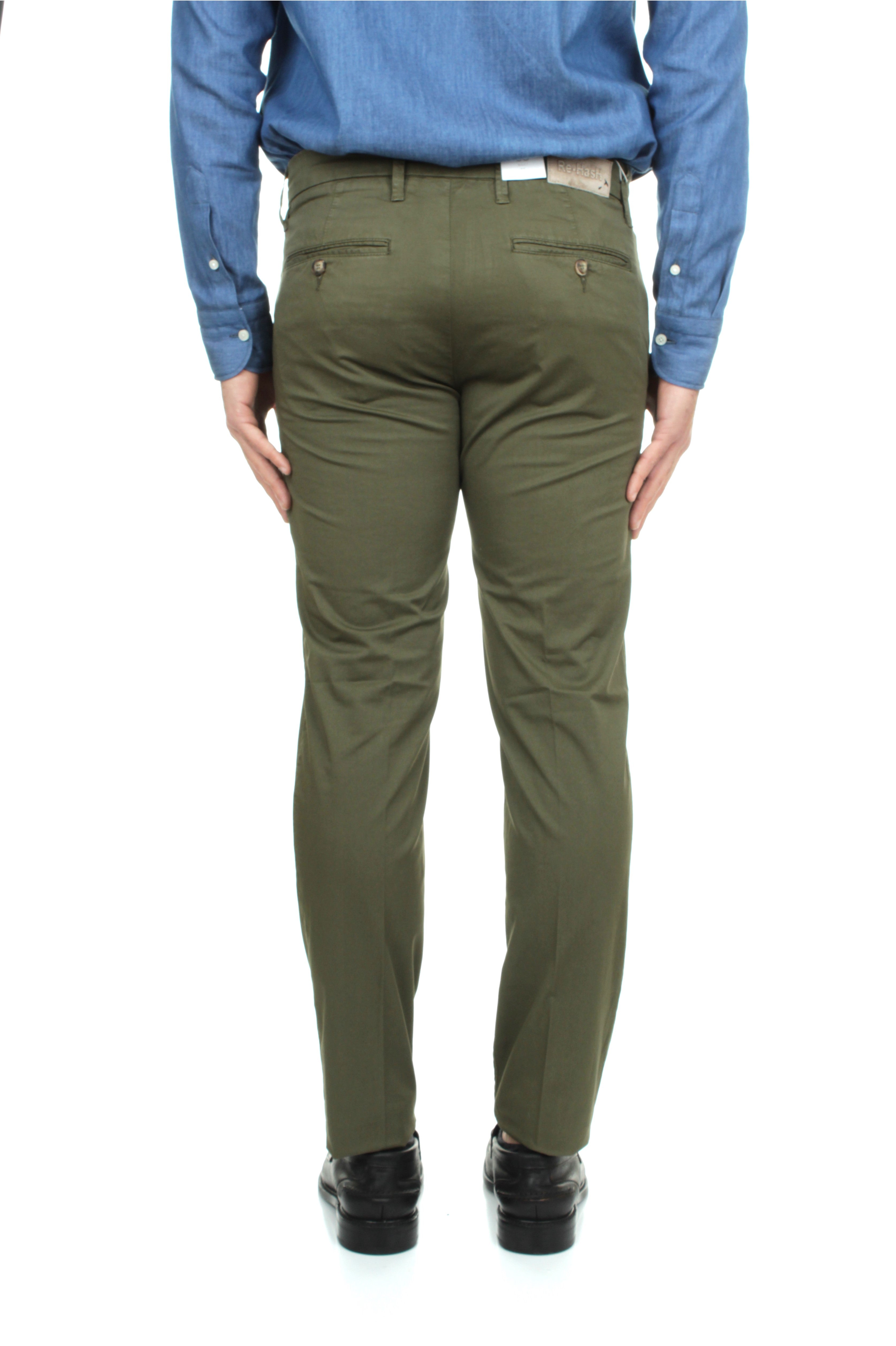 PANTALONI Verde Re-hash