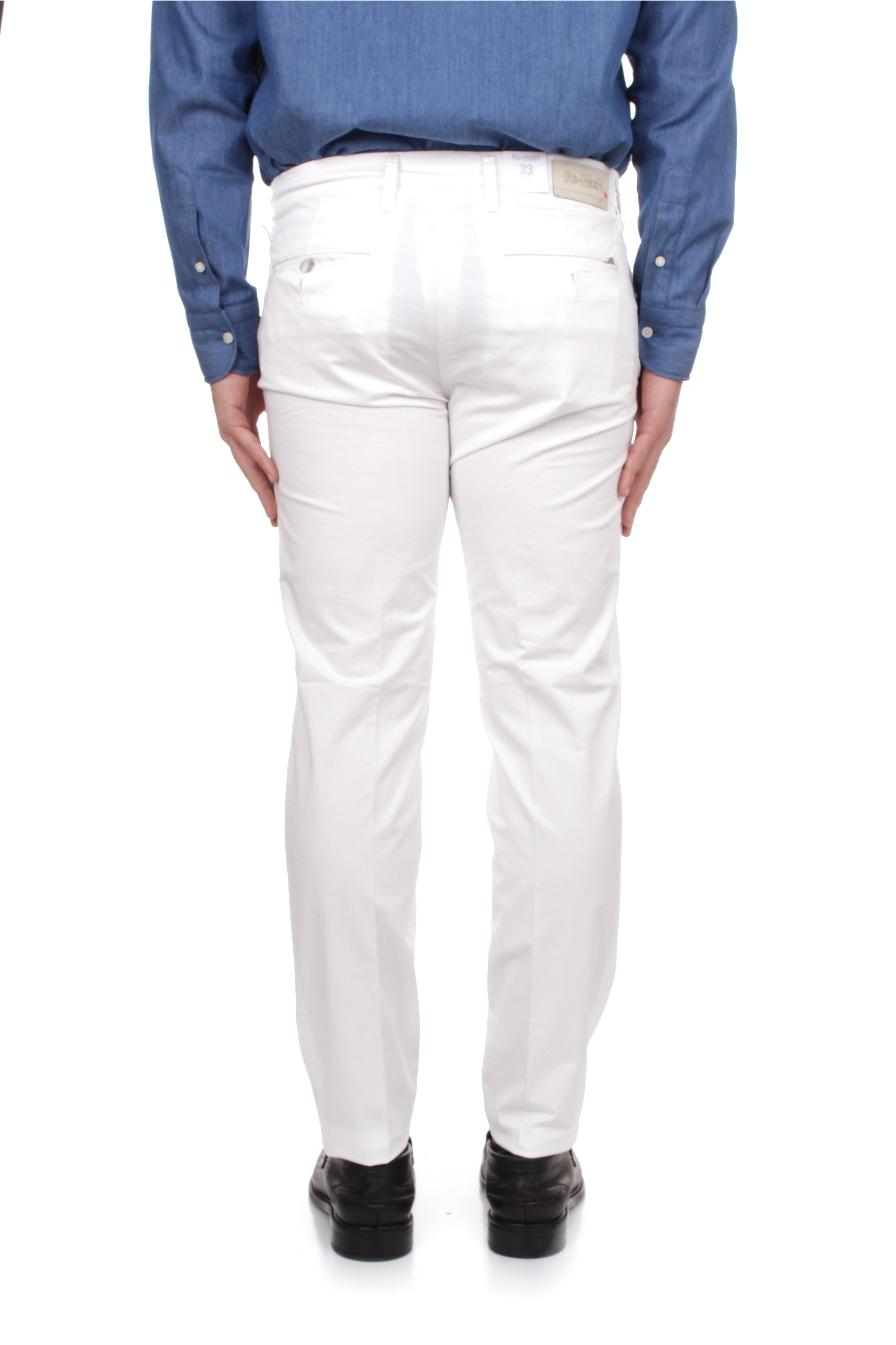 PANTALONI Bianco Re-hash