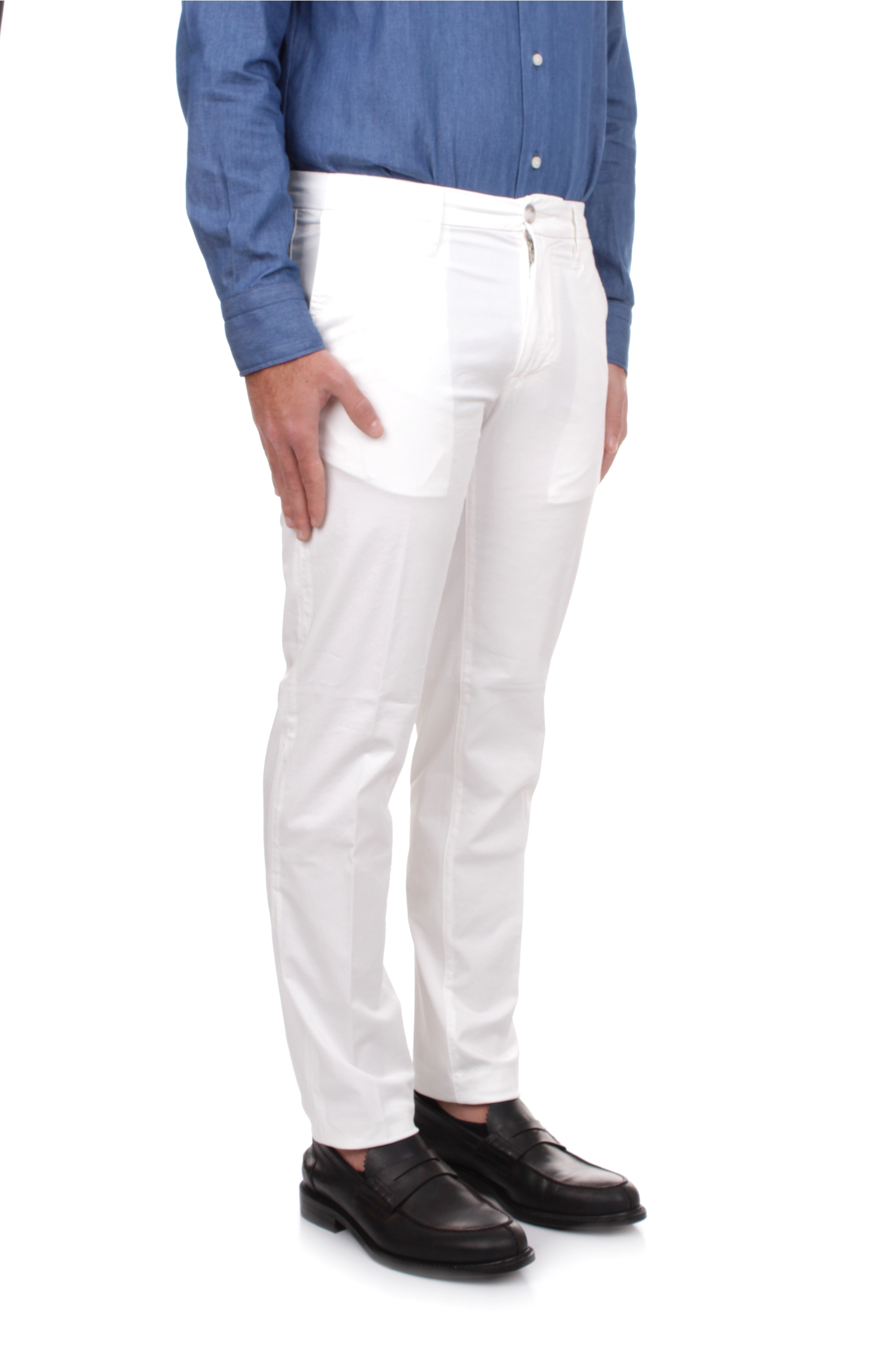 PANTALONI Bianco Re-hash