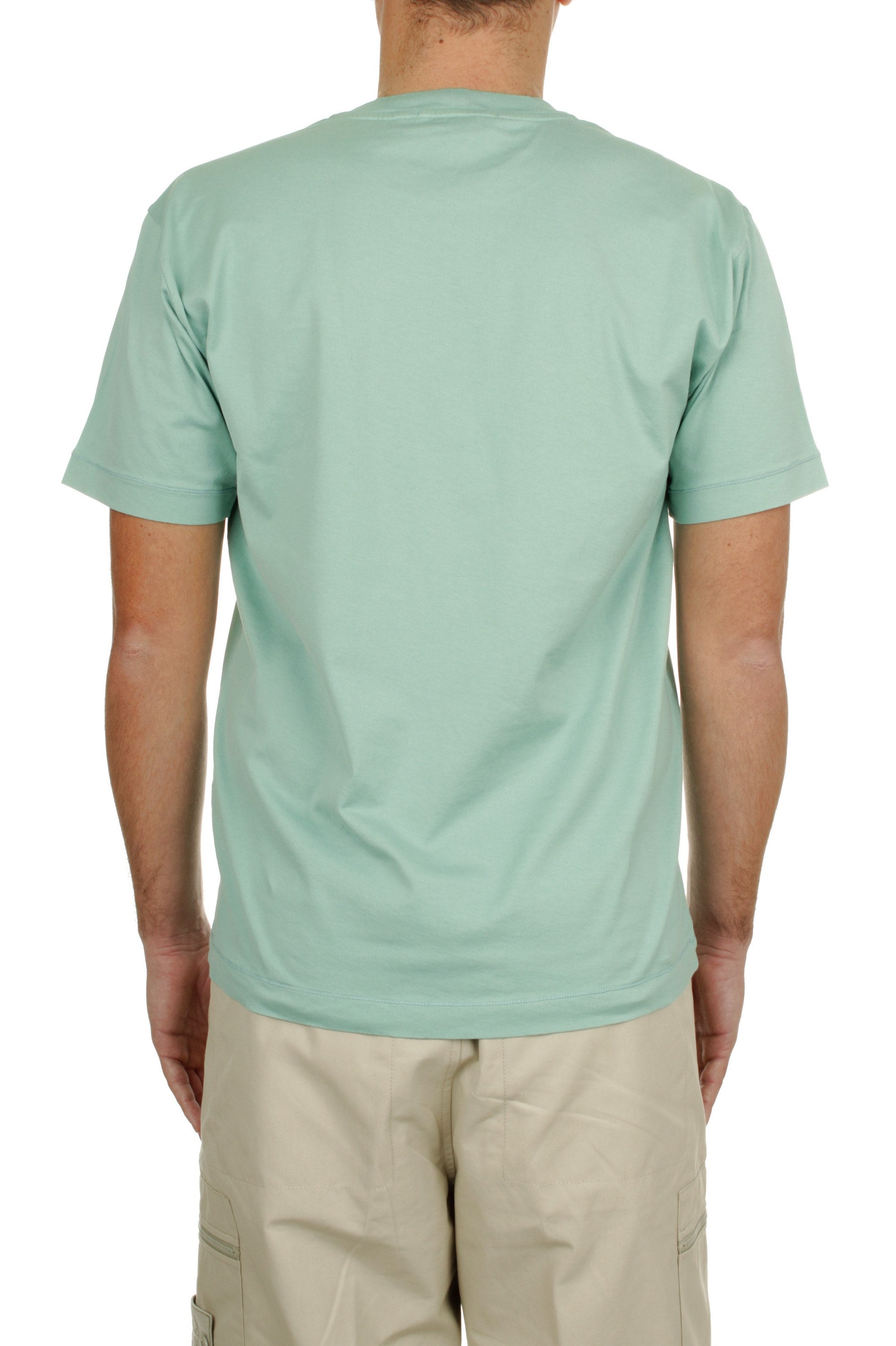 STONE ISLAND SHORT SLEEVE T-SHIRT LIGHT GREEN V0052 – Michi