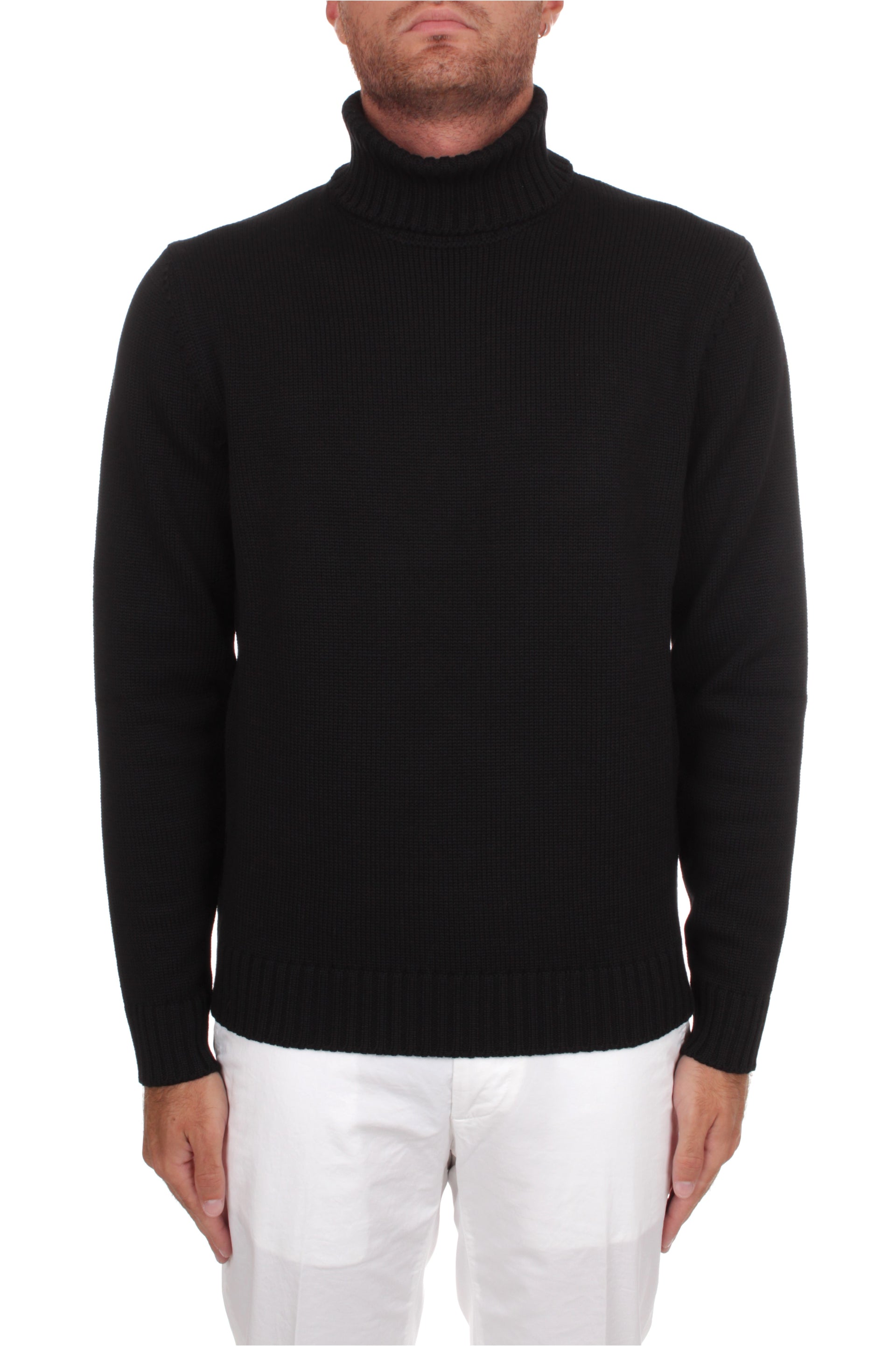 Lana Nero Zanone Dolcevita MAGLIA DOLCEVITA ZANONE NERO