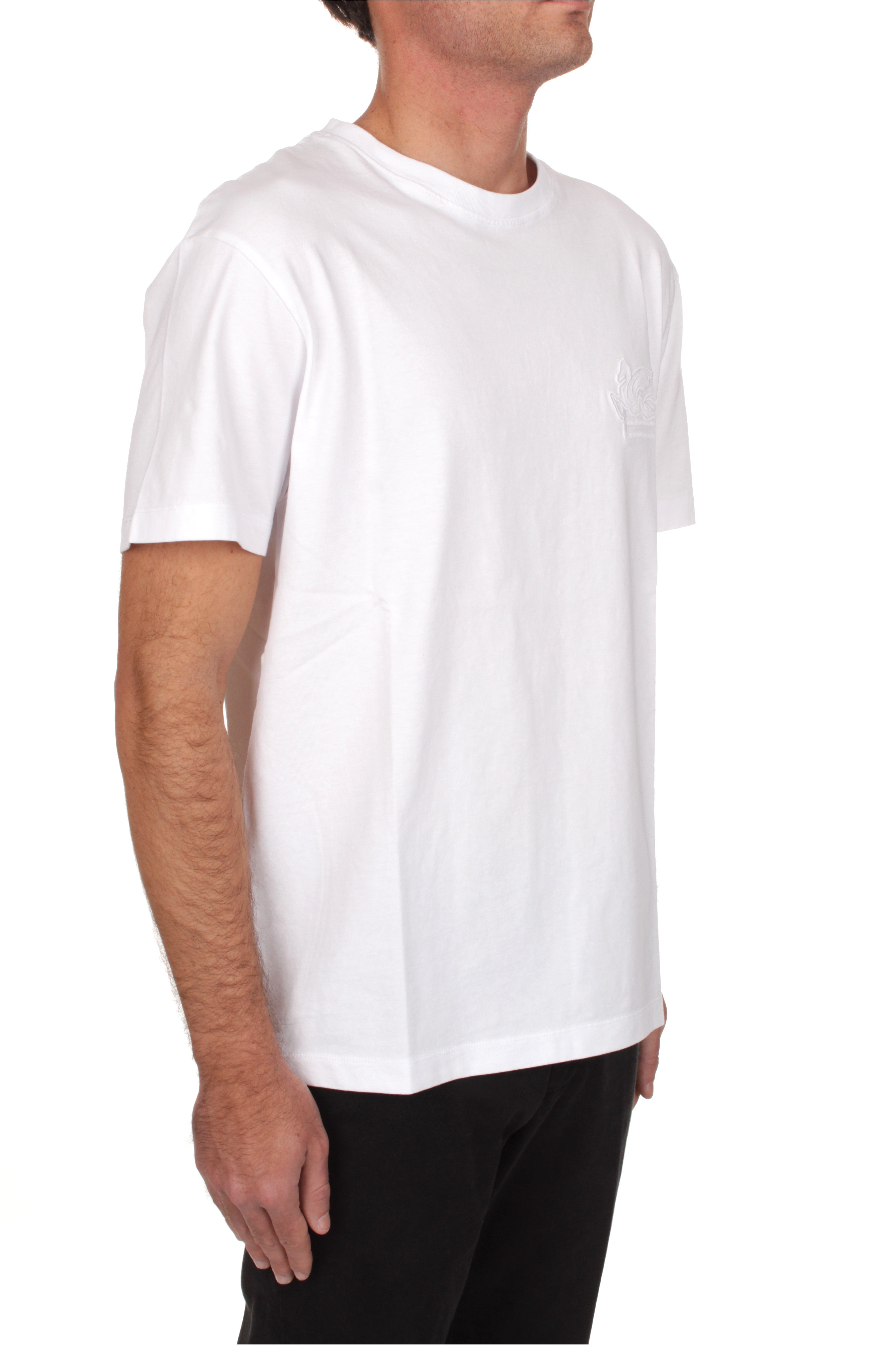 ETRO SHORT SLEEVE T-SHIRT WHITE W0800 – Michi D'Amato ETRO SHORT SLEEVE T-SHIRT WHITE W0800 – Michi D'Amato