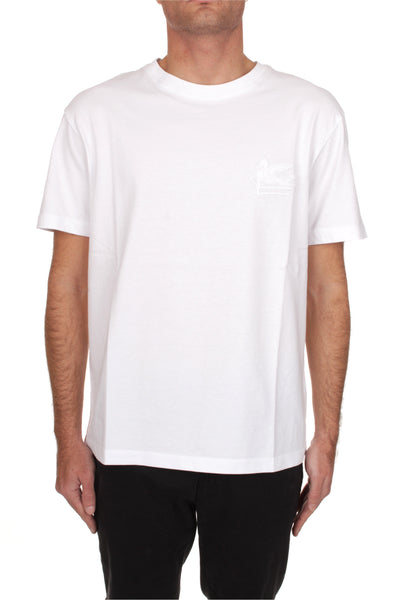 ETRO SHORT SLEEVE T-SHIRT WHITE W0800 – Michi D'Amato ETRO SHORT SLEEVE T-SHIRT WHITE W0800 – Michi D'Amato