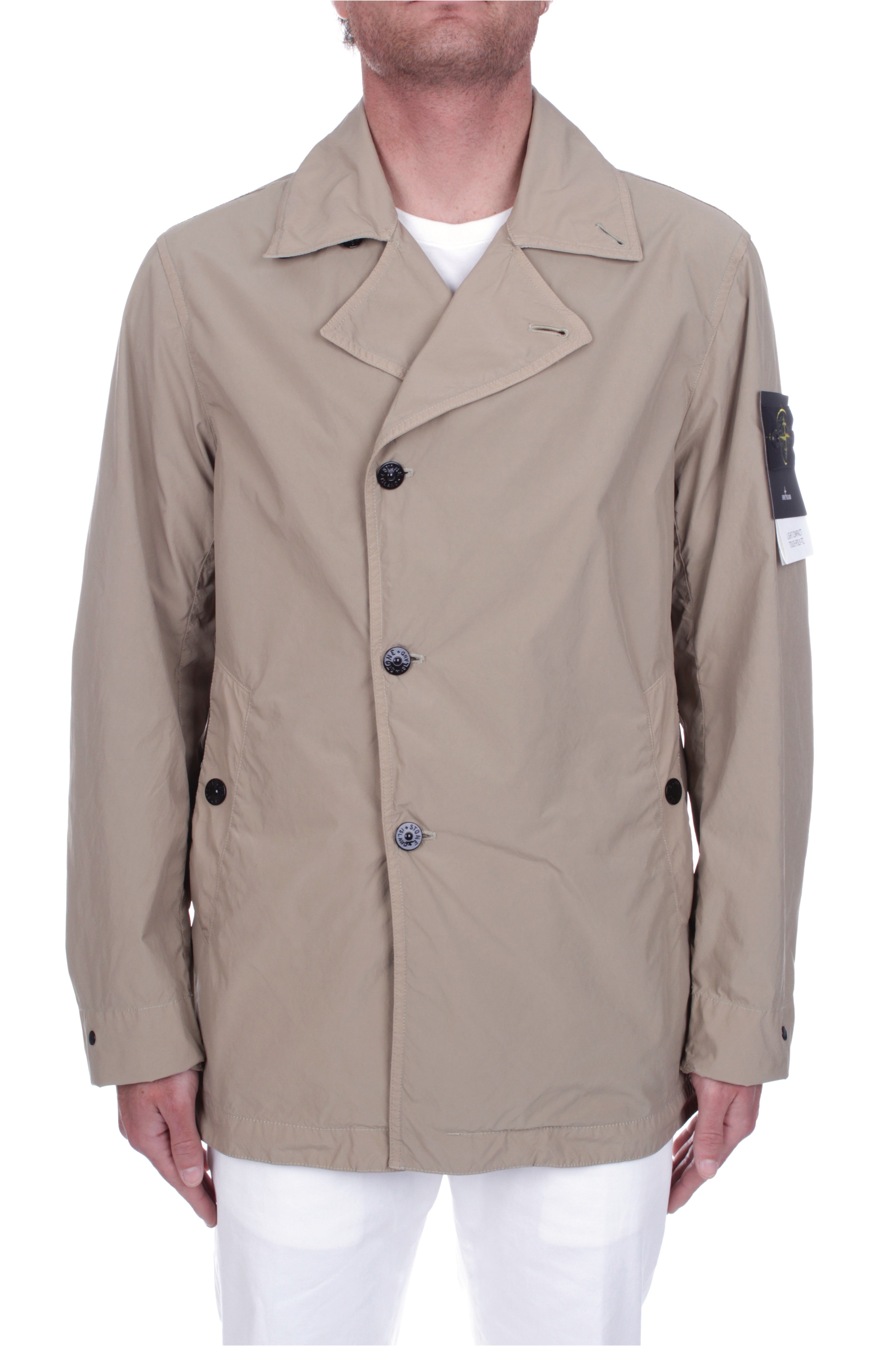GIACCHE E GIUBBOTTI Beige Stone Island