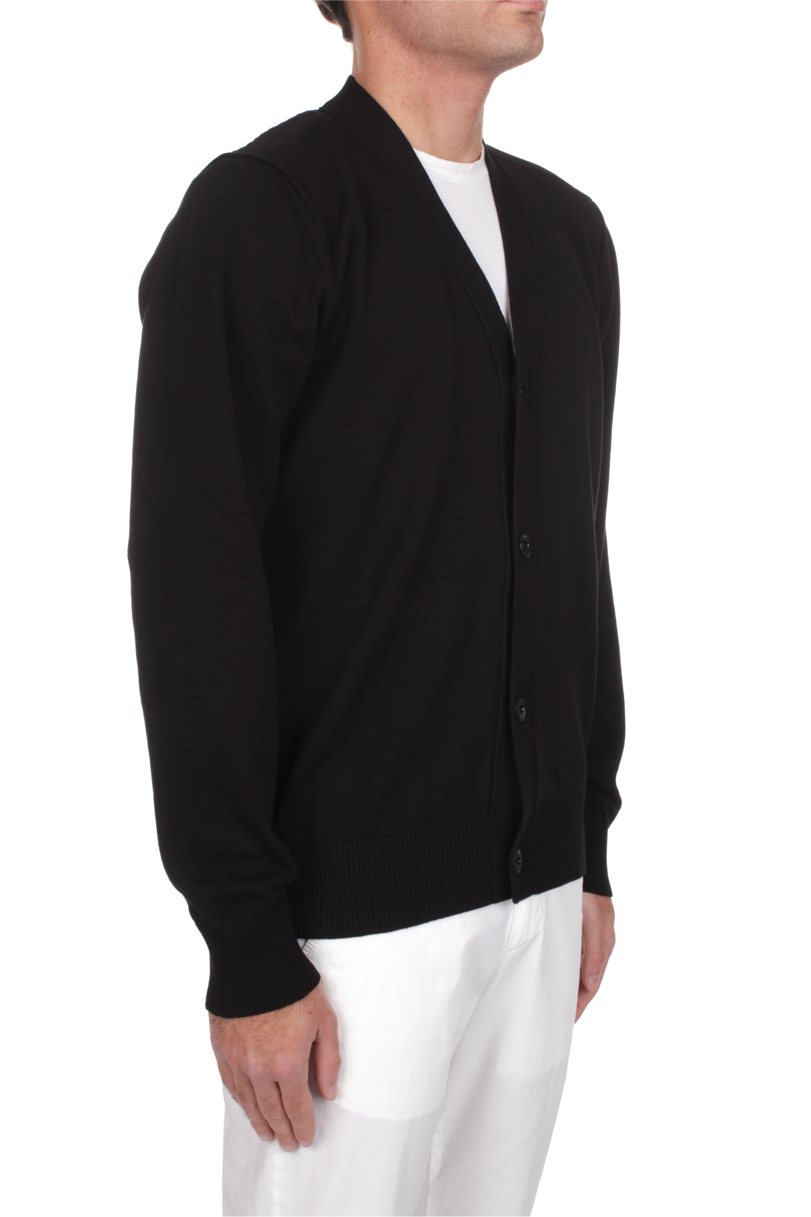 stone  カーディガン　MAGLIA STONE ISLAND CARDIGAN SWEATER BLACK V0029 – Michi D'Amato