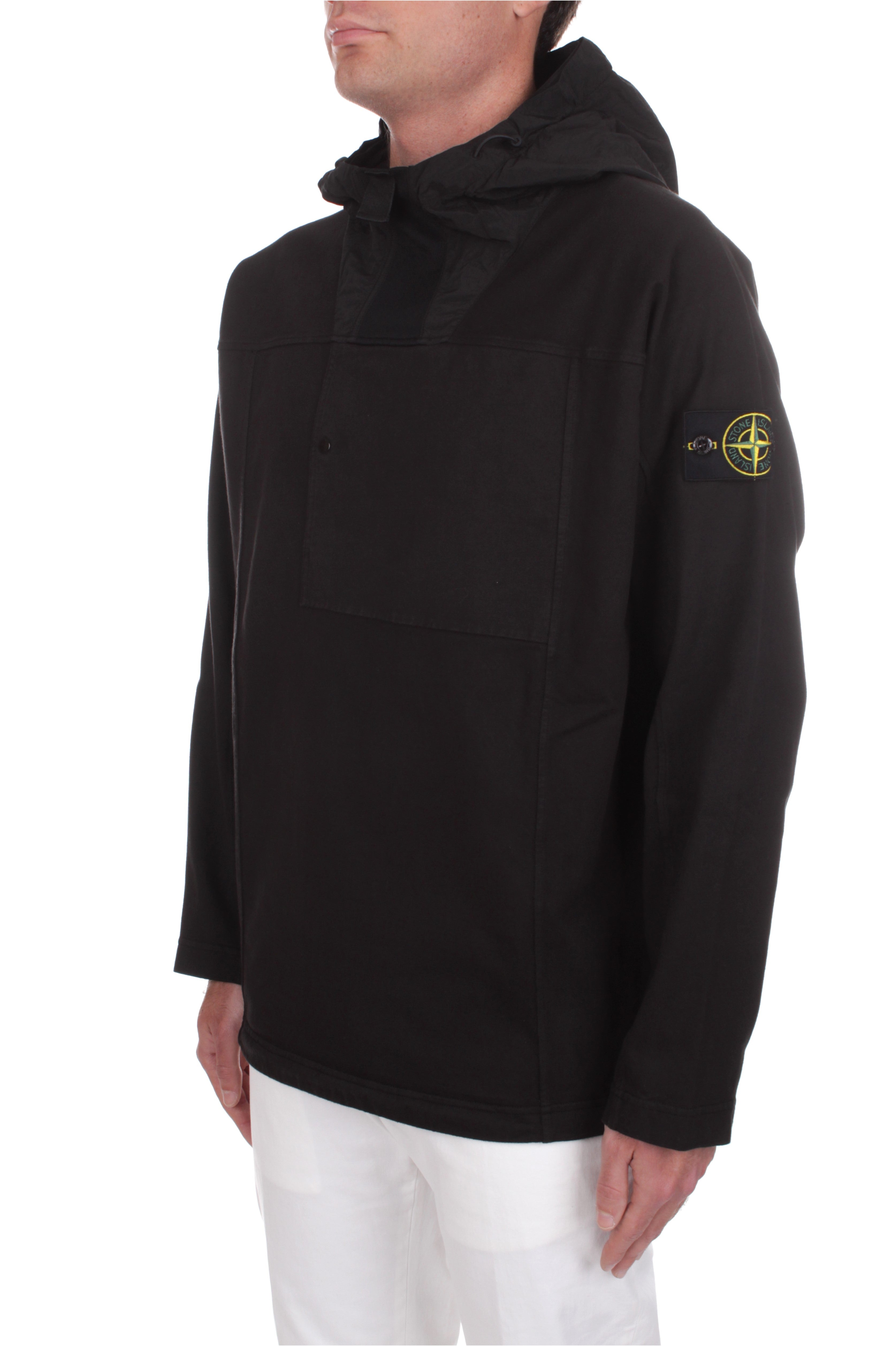FELPE Nero Stone Island