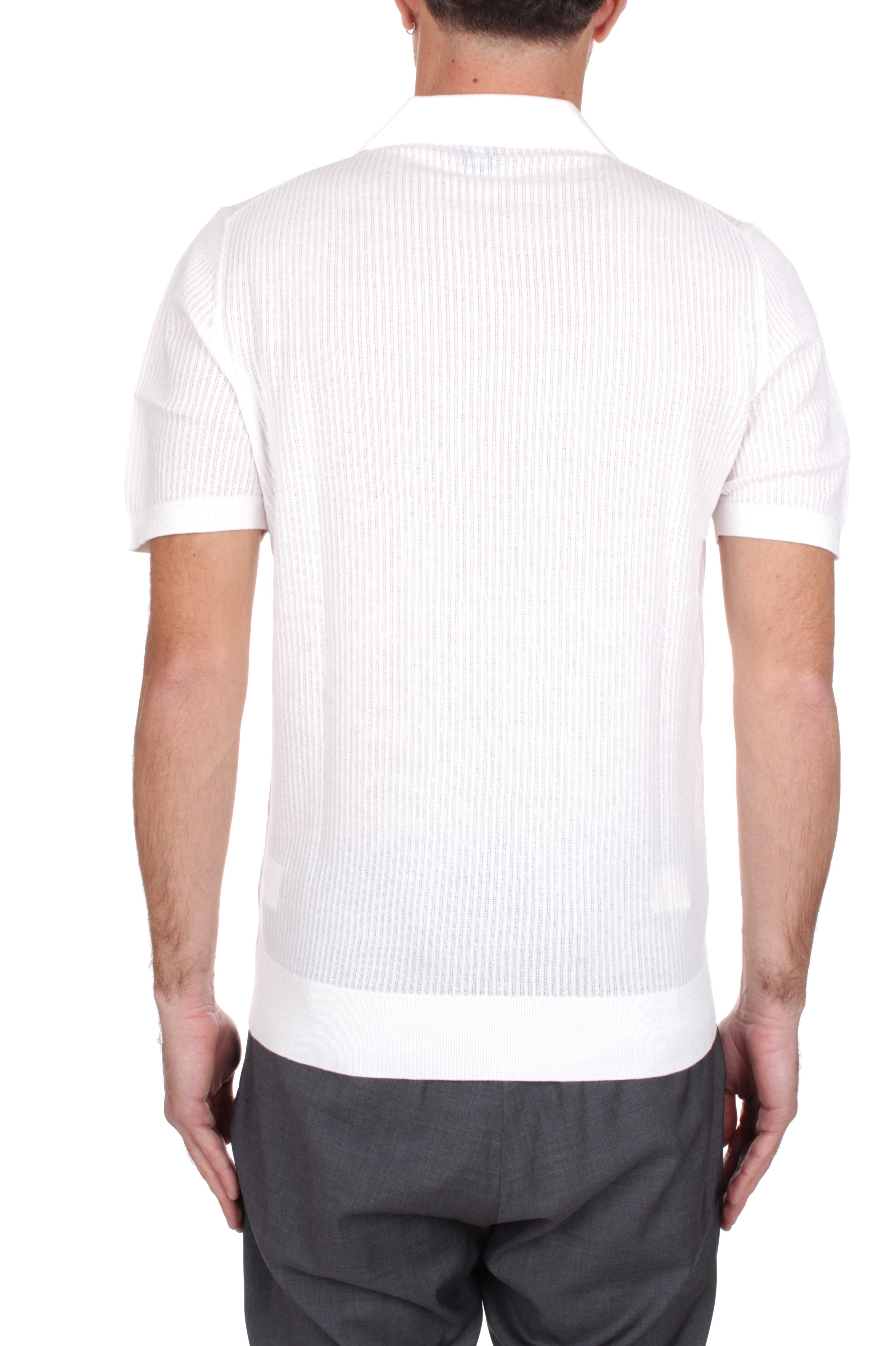 POLO Bianco Fedeli Cashmere