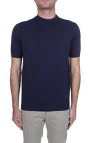 T-SHIRT Blu Fedeli Cashmere