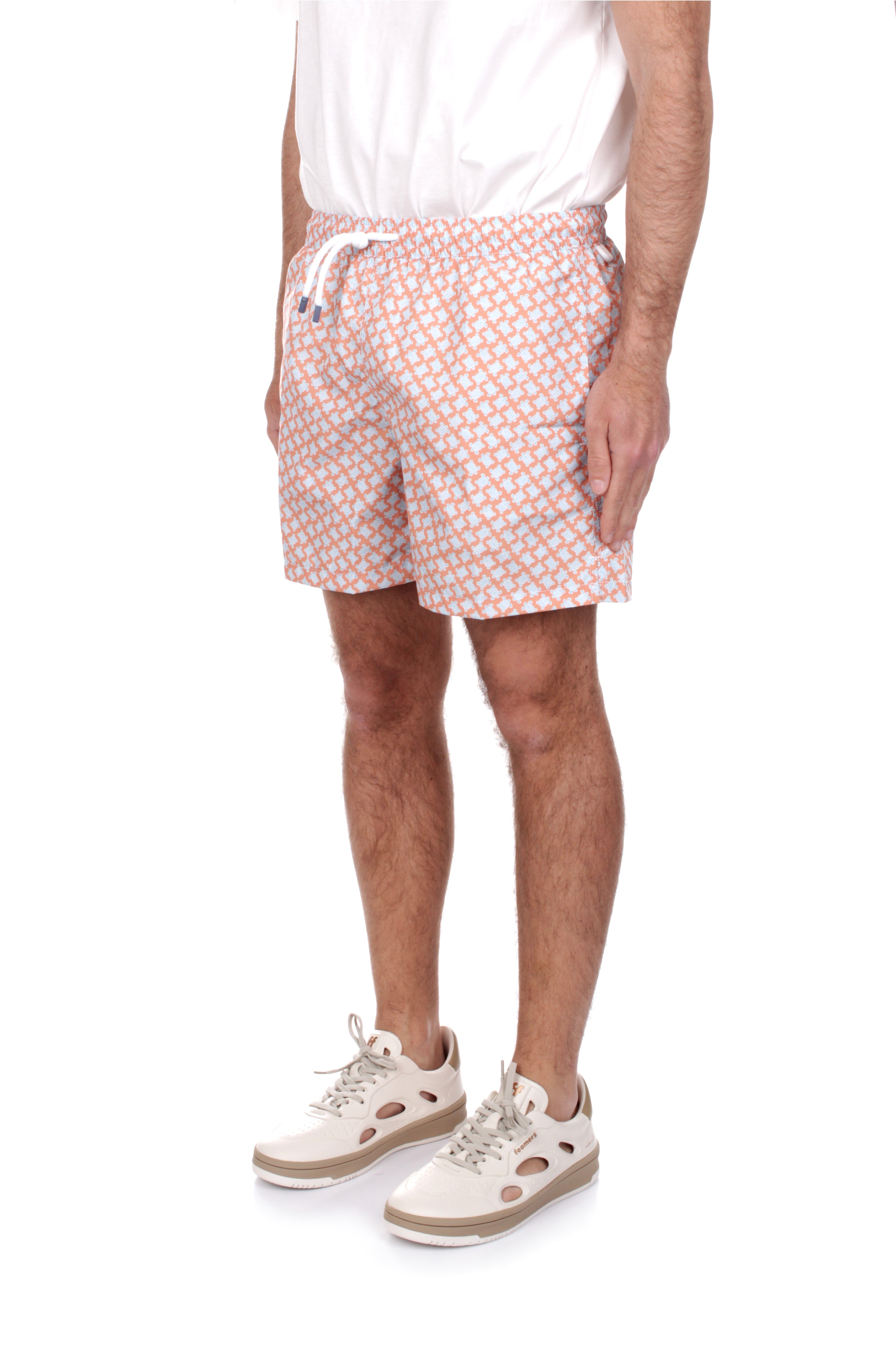 BOXER MARE Arancione Fedeli Cashmere