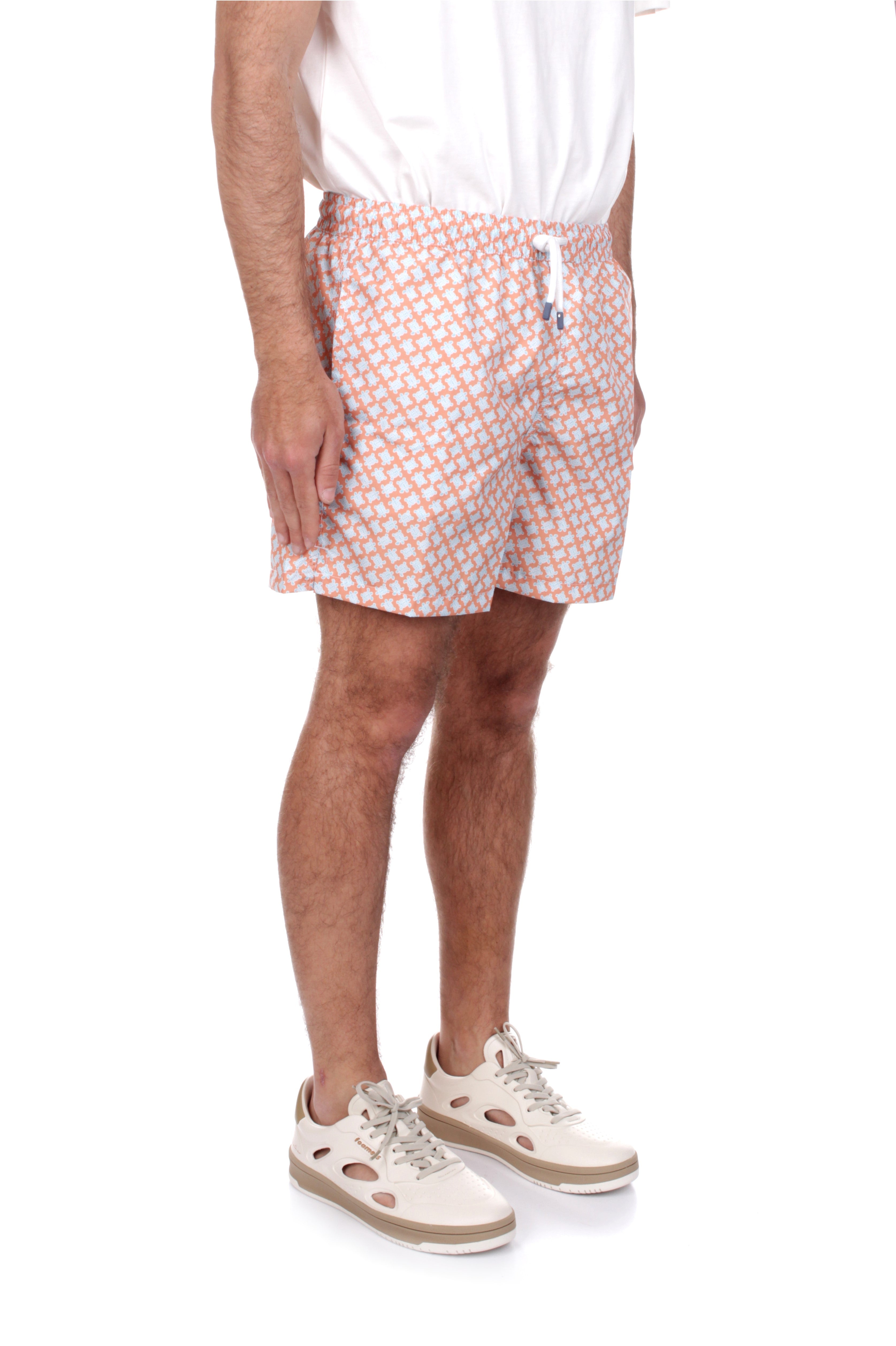 BOXER MARE Arancione Fedeli Cashmere