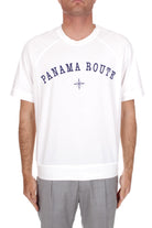 T-SHIRT Bianco Panama Route