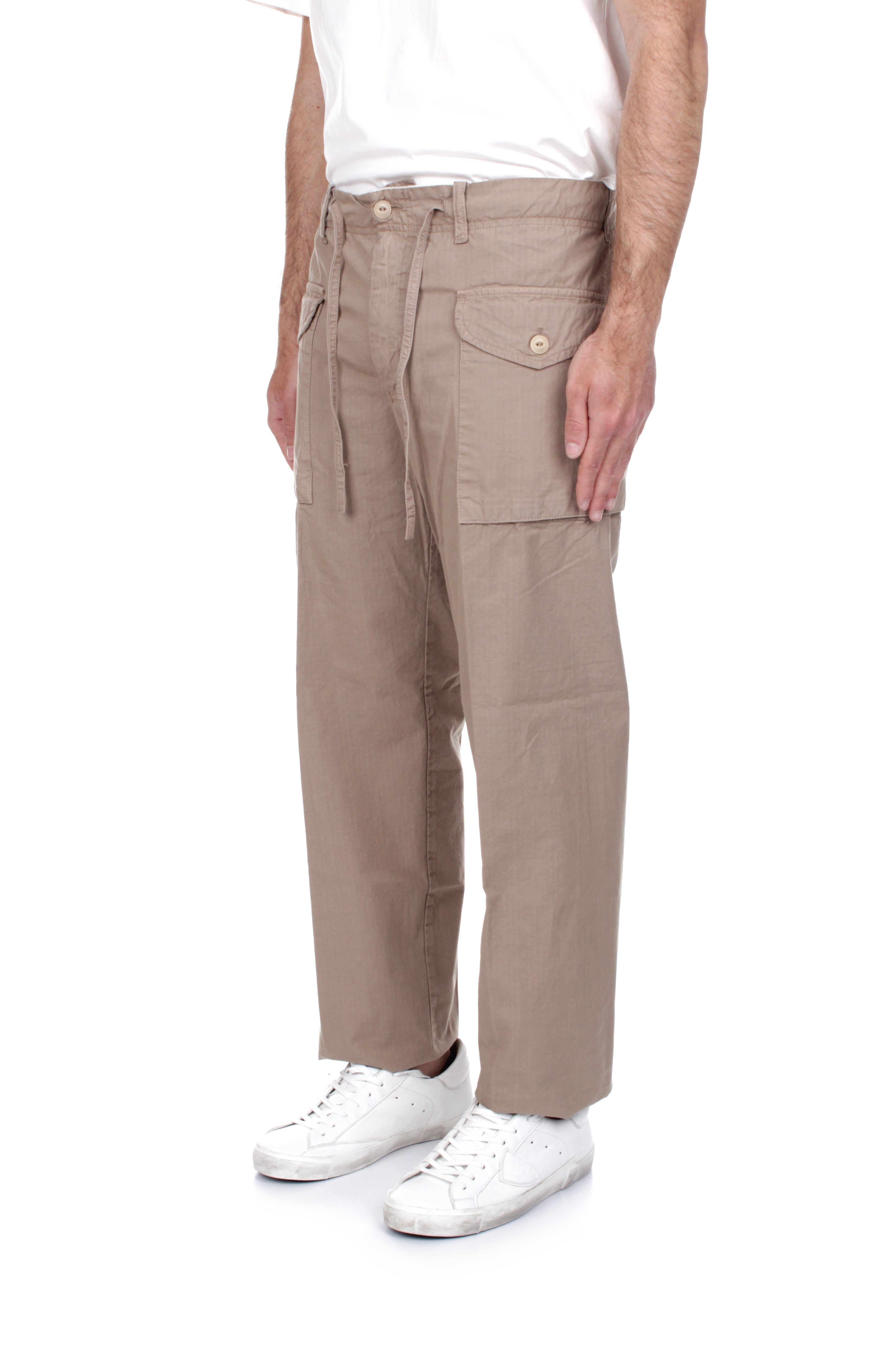 PANTALONI Marrone Panama Route