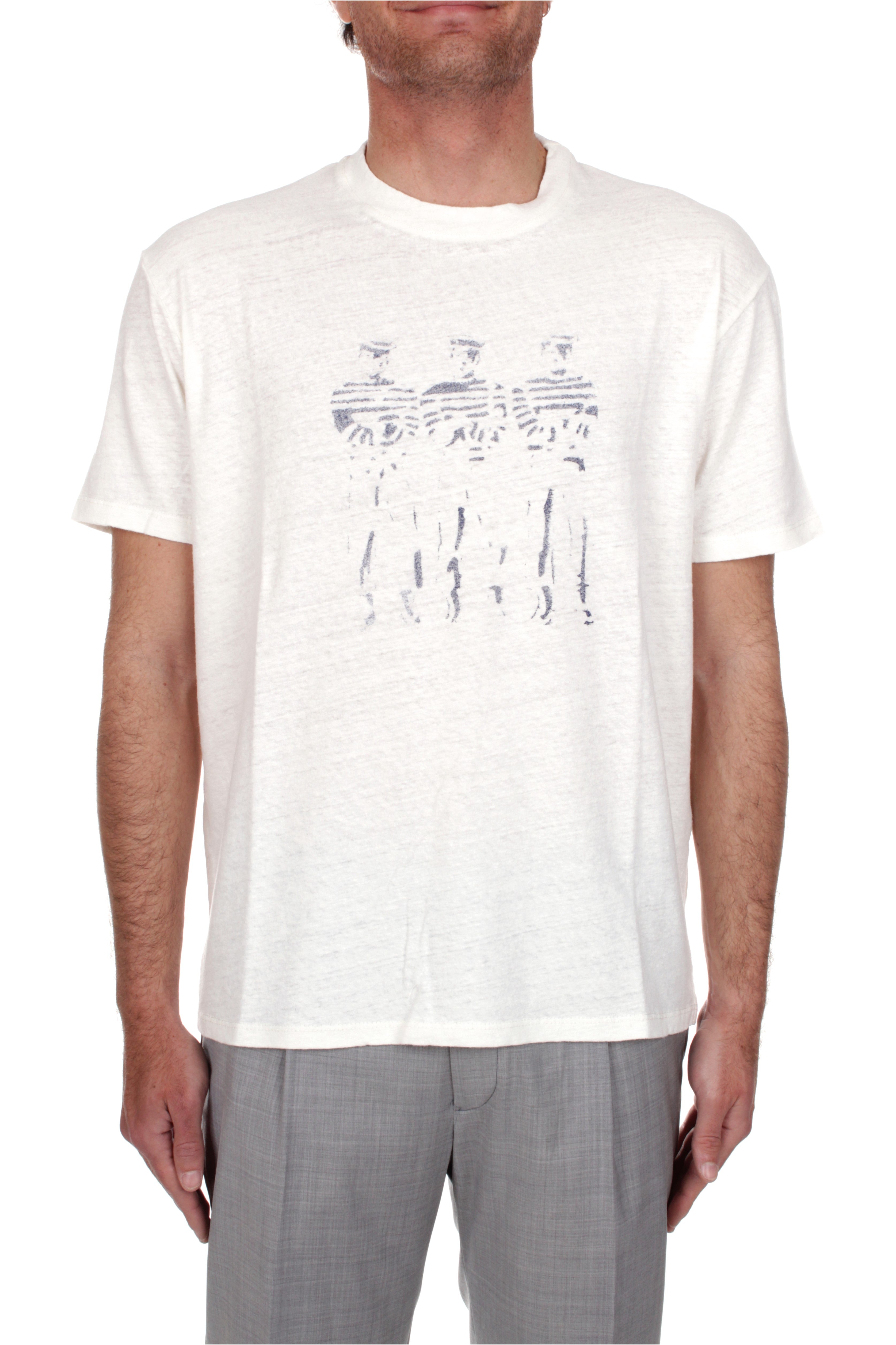 T-SHIRT Bianco Panama Route