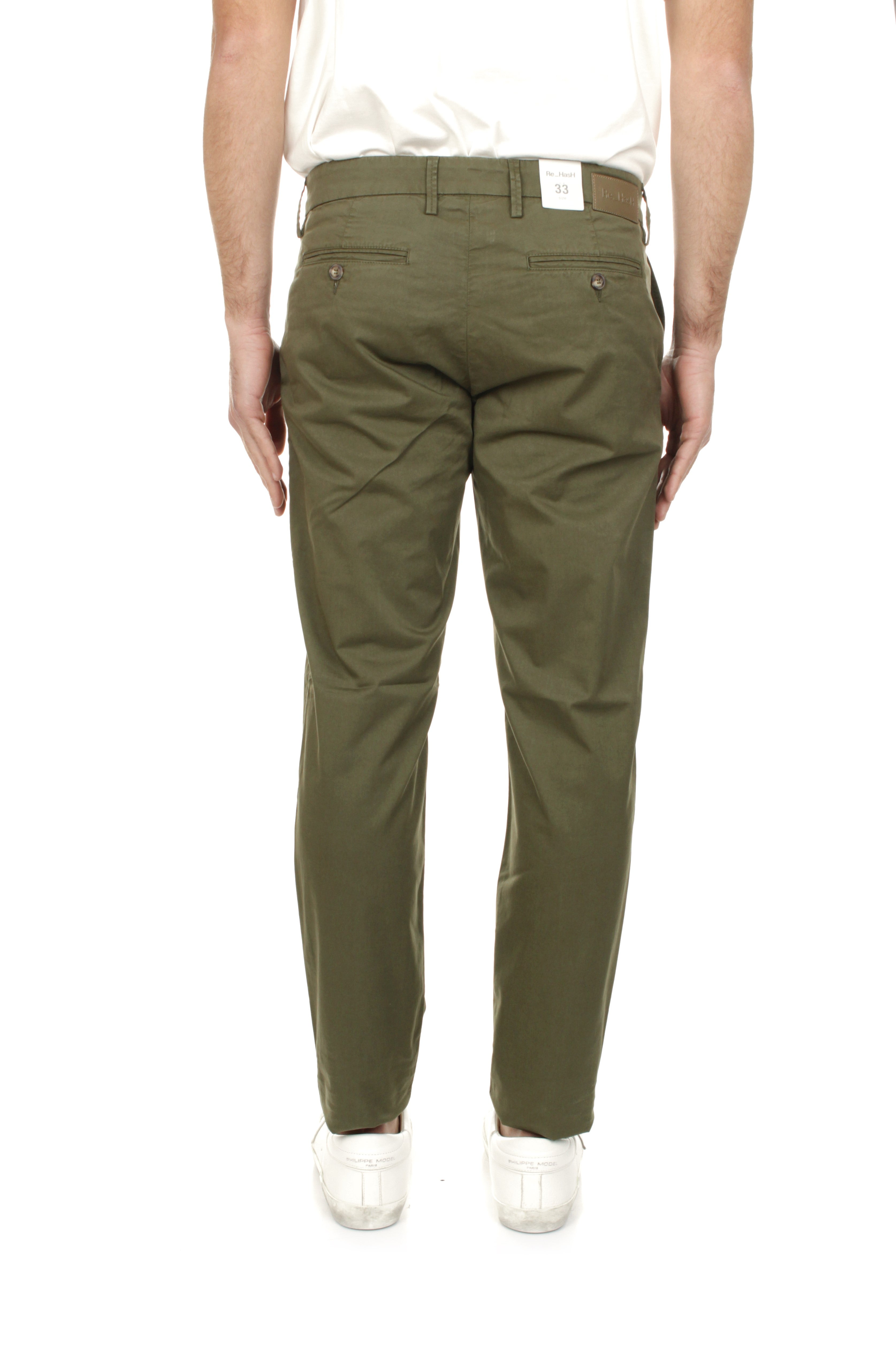 PANTALONI Verde Re-hash