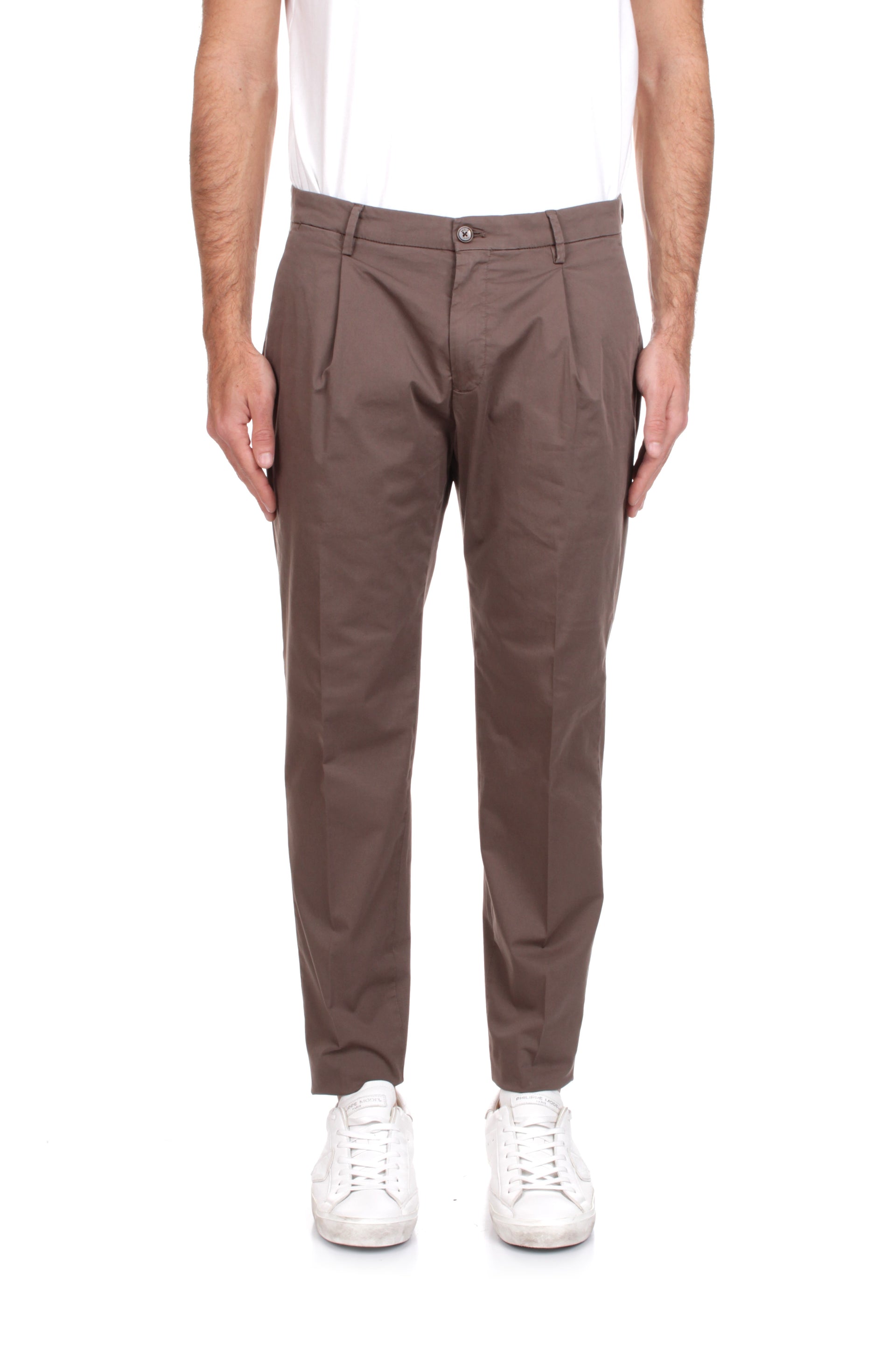 BRIGLIA 1949 TIBERIO PANTS BROWN 46 – Michi D'Amato