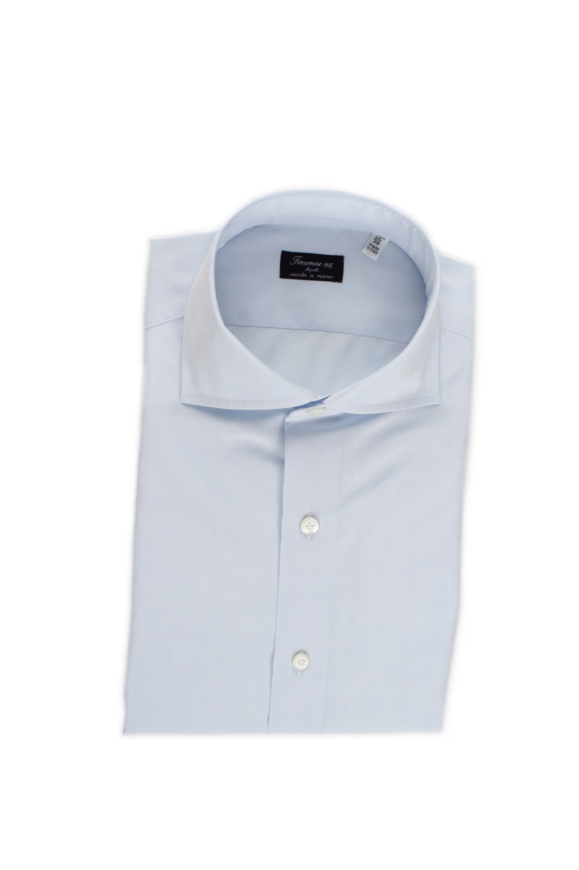 CAMICIA UOMO COLLO FRANCESE FINAMORE 1925 NAPOLI CELESTE 02