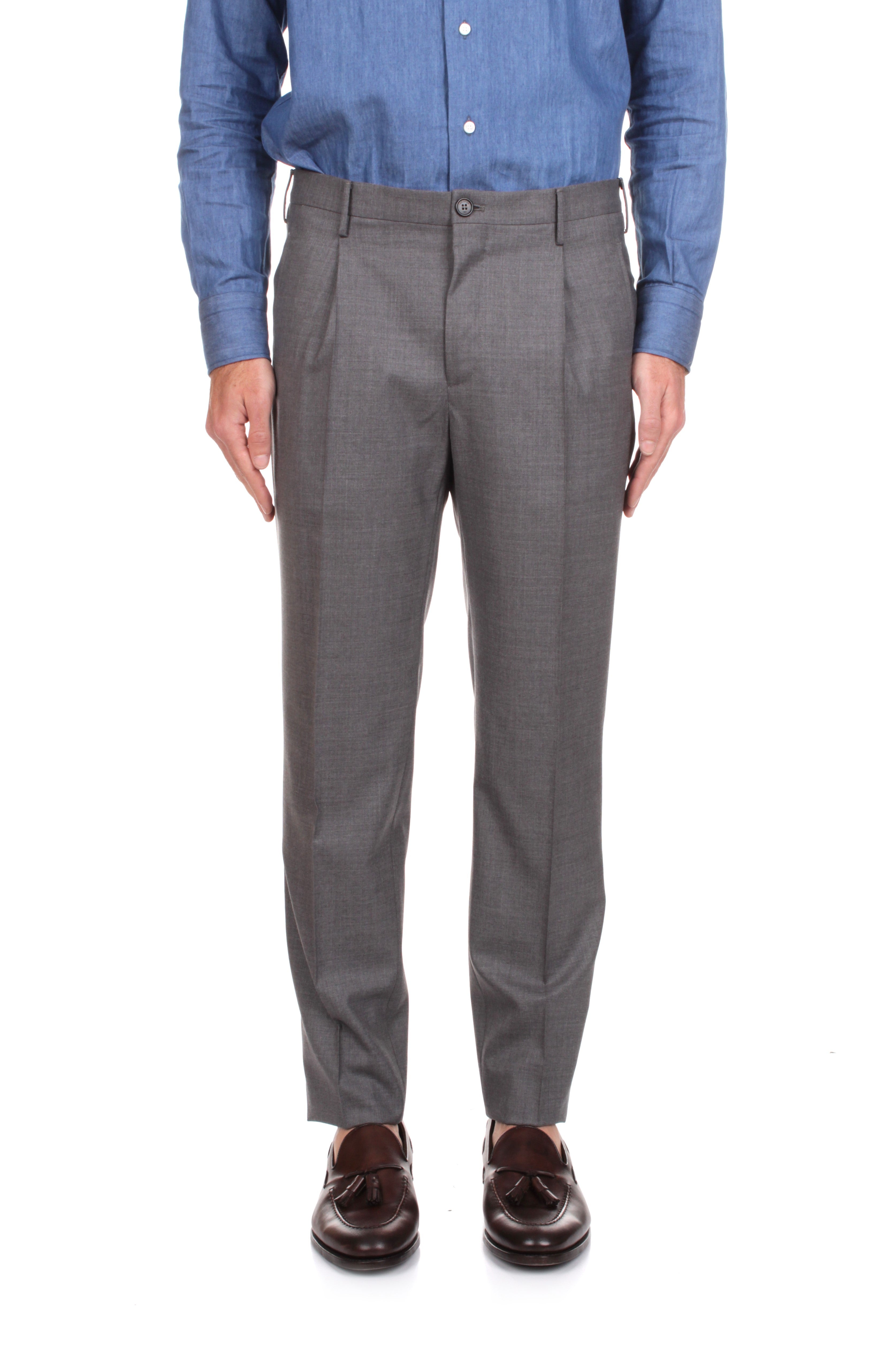 PANTALONI Grigio Incotex