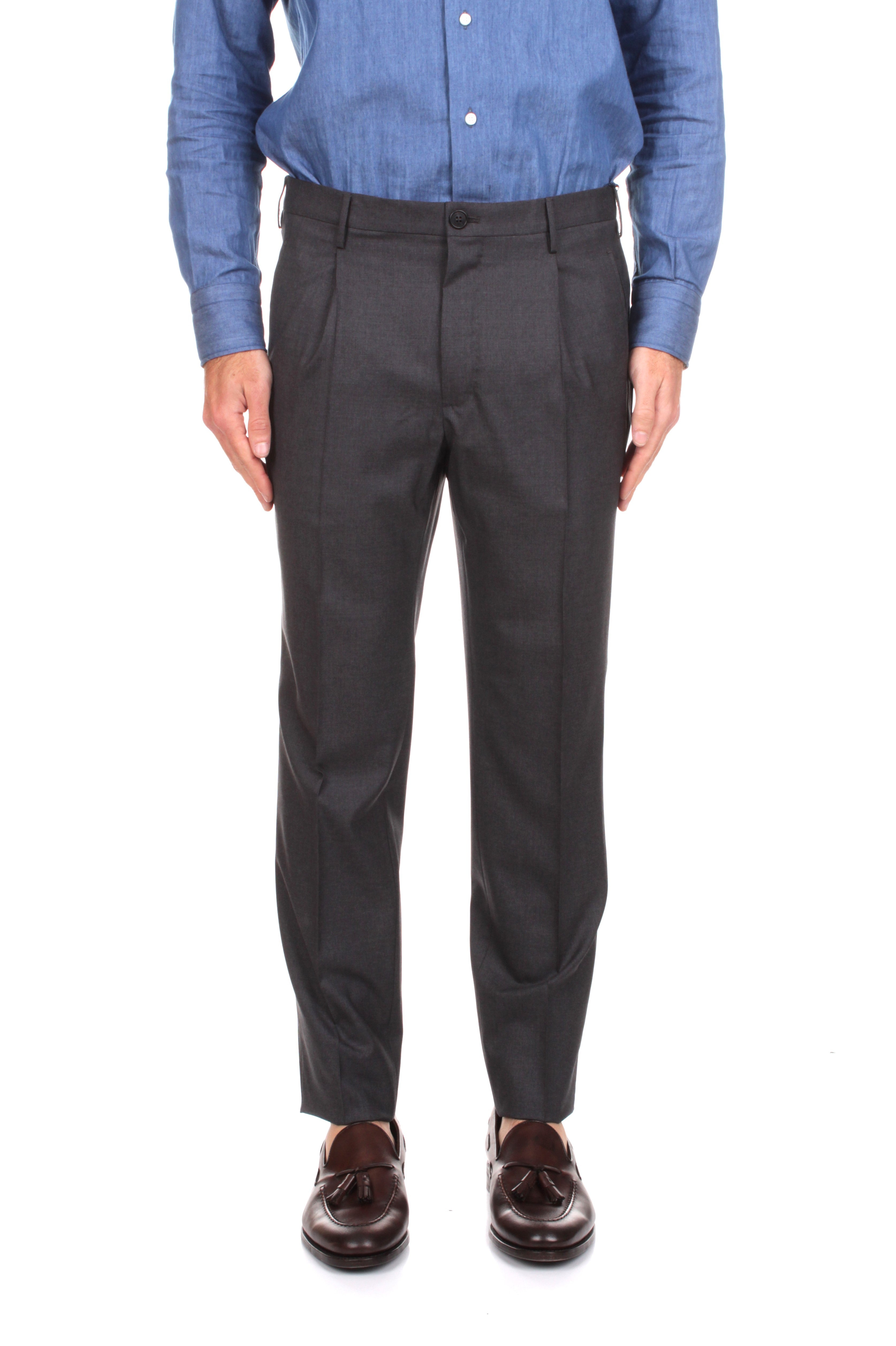 PANTALONI Grigio Incotex