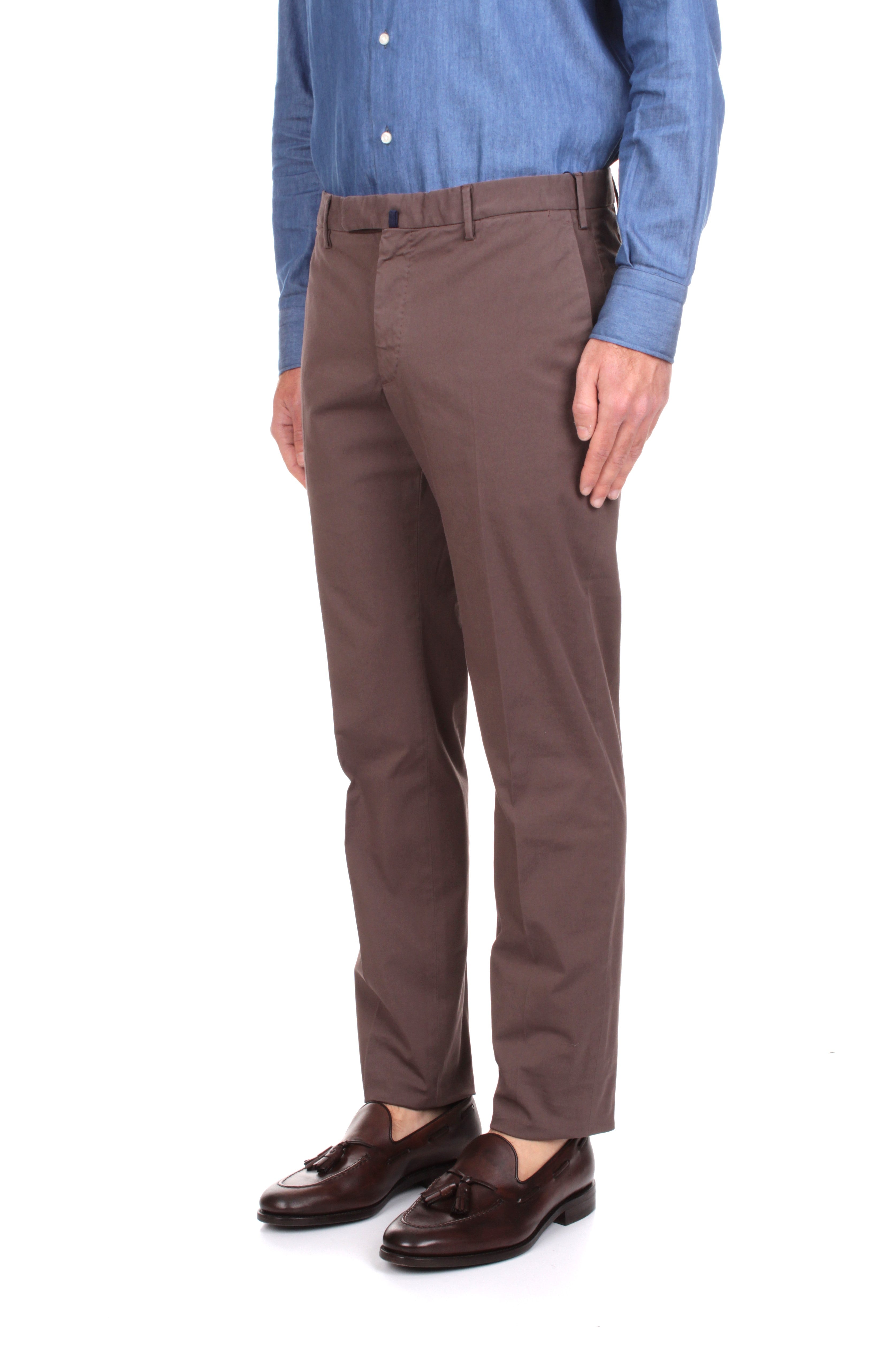 PANTALONI Marrone Incotex