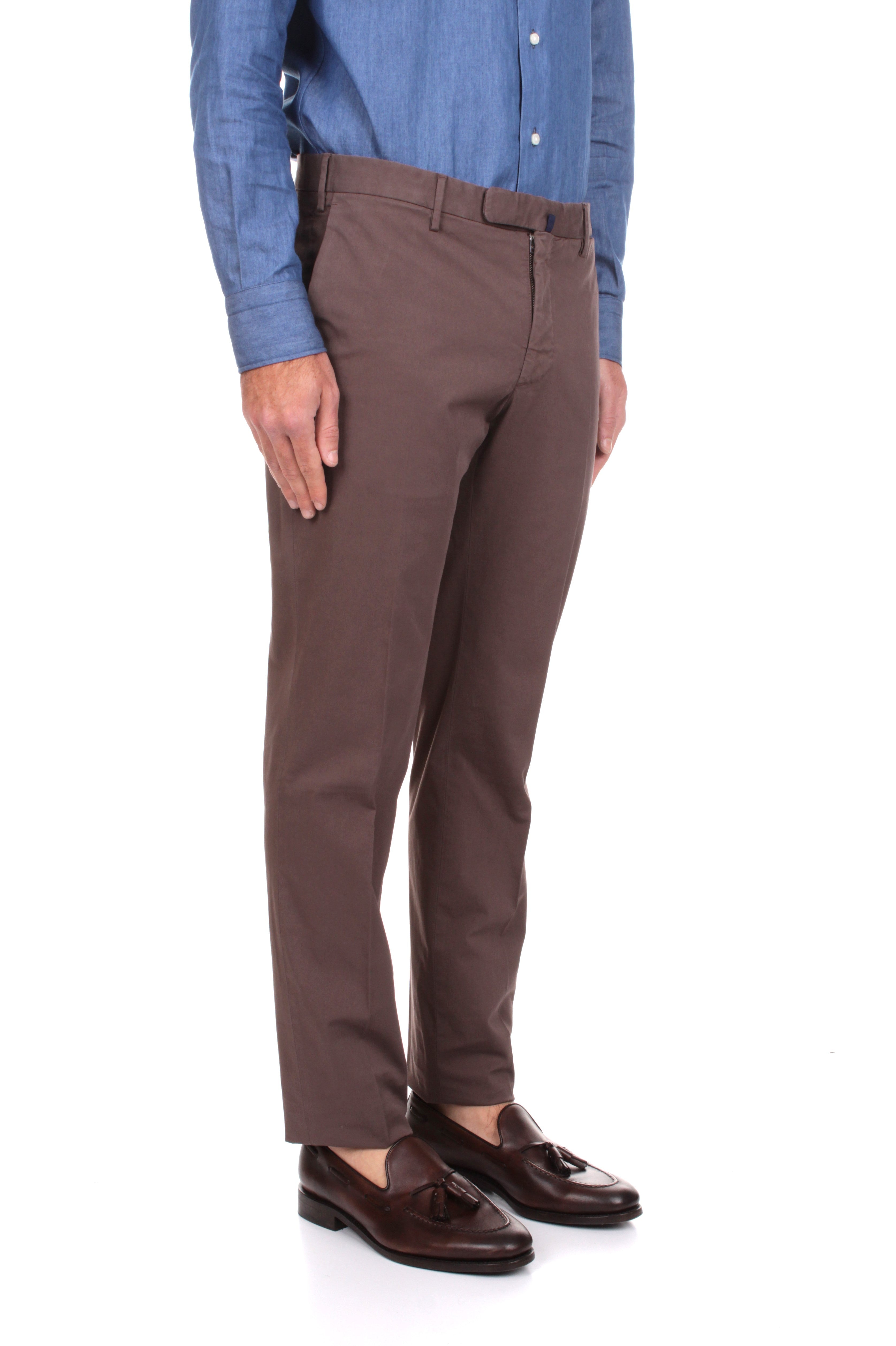 PANTALONI Marrone Incotex