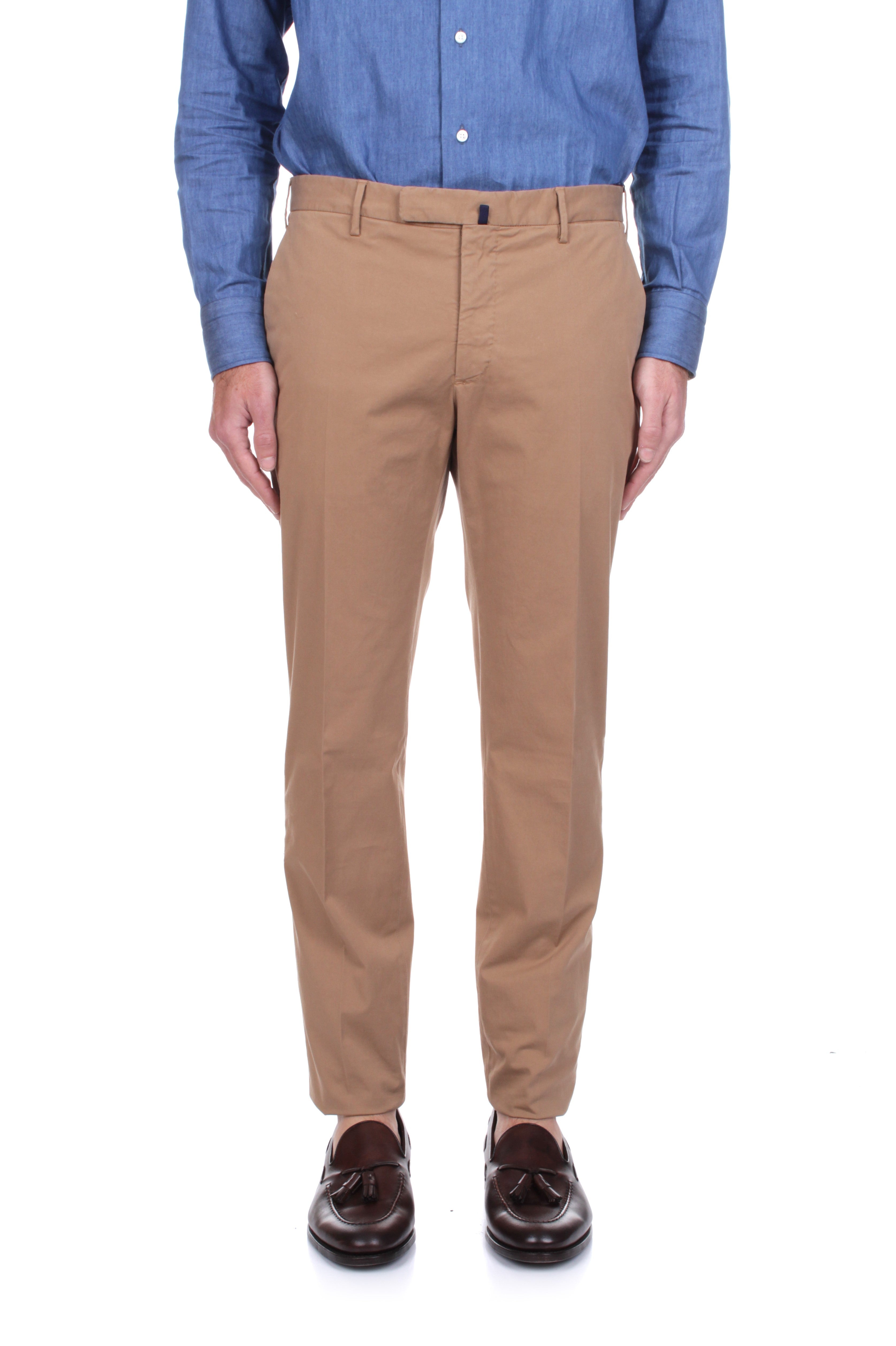 PANTALONI Marrone Incotex