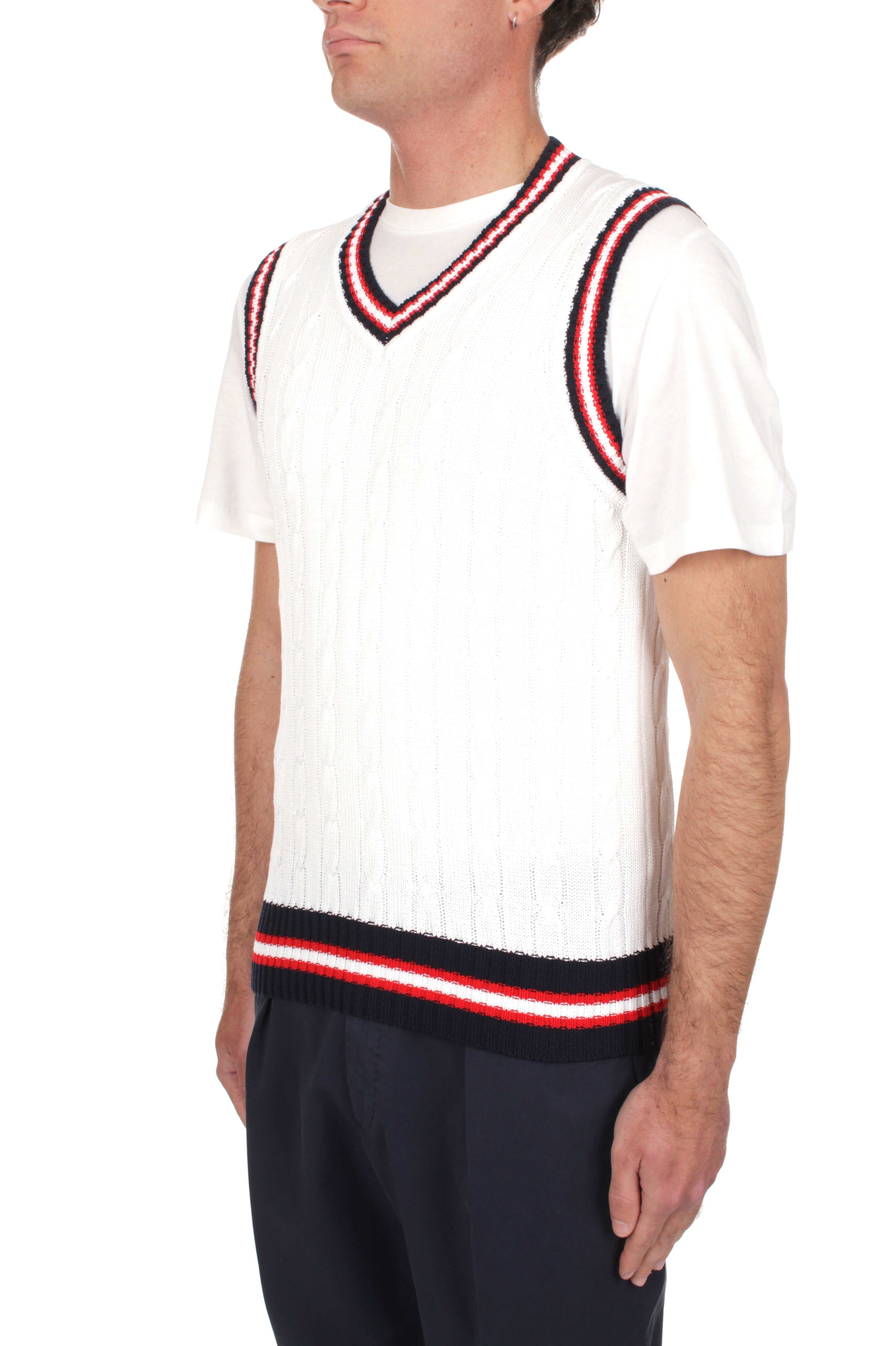 GILET Bianco Mcgeorge