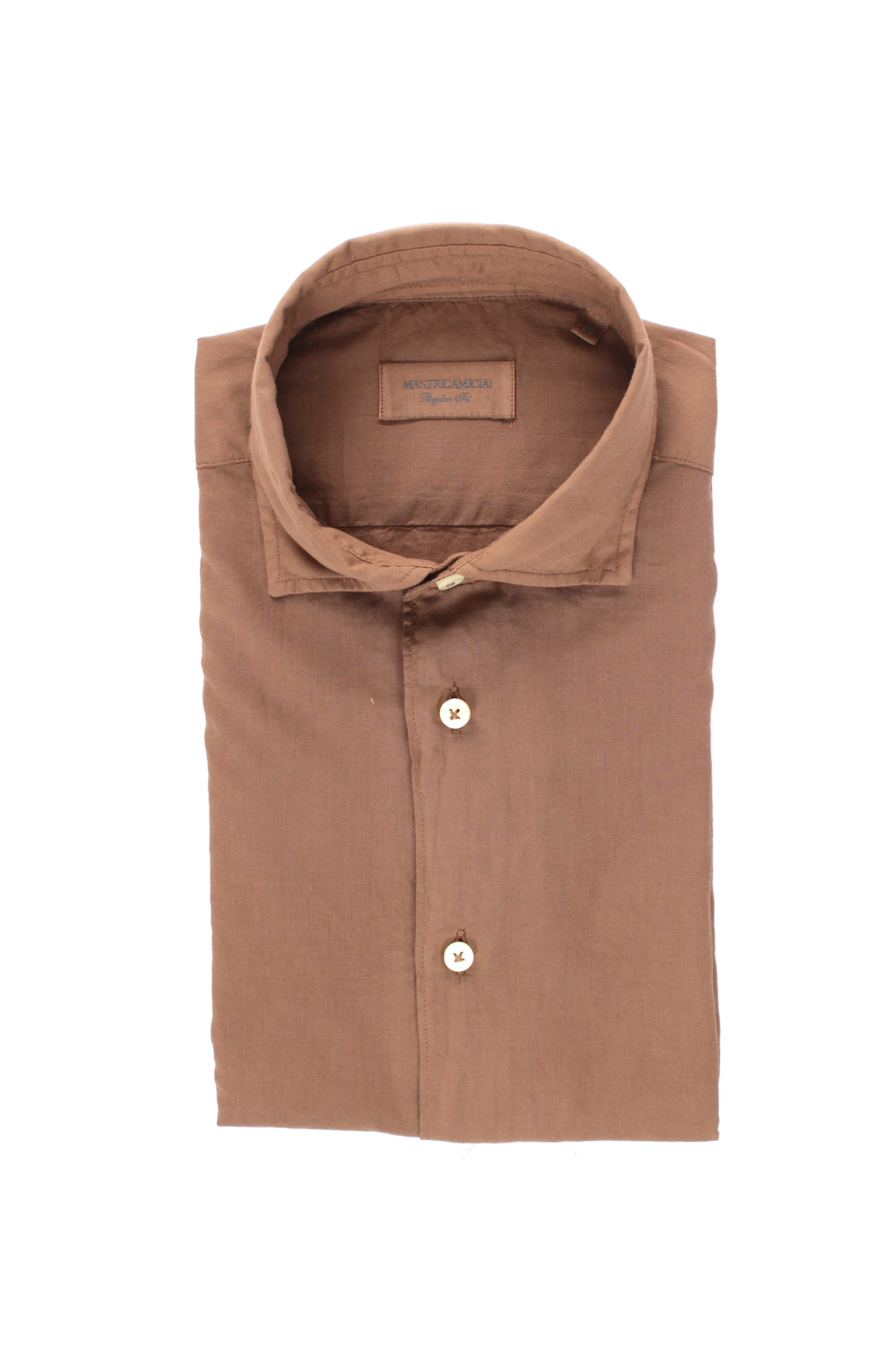 CAMICIE Marrone Mastricamiciai