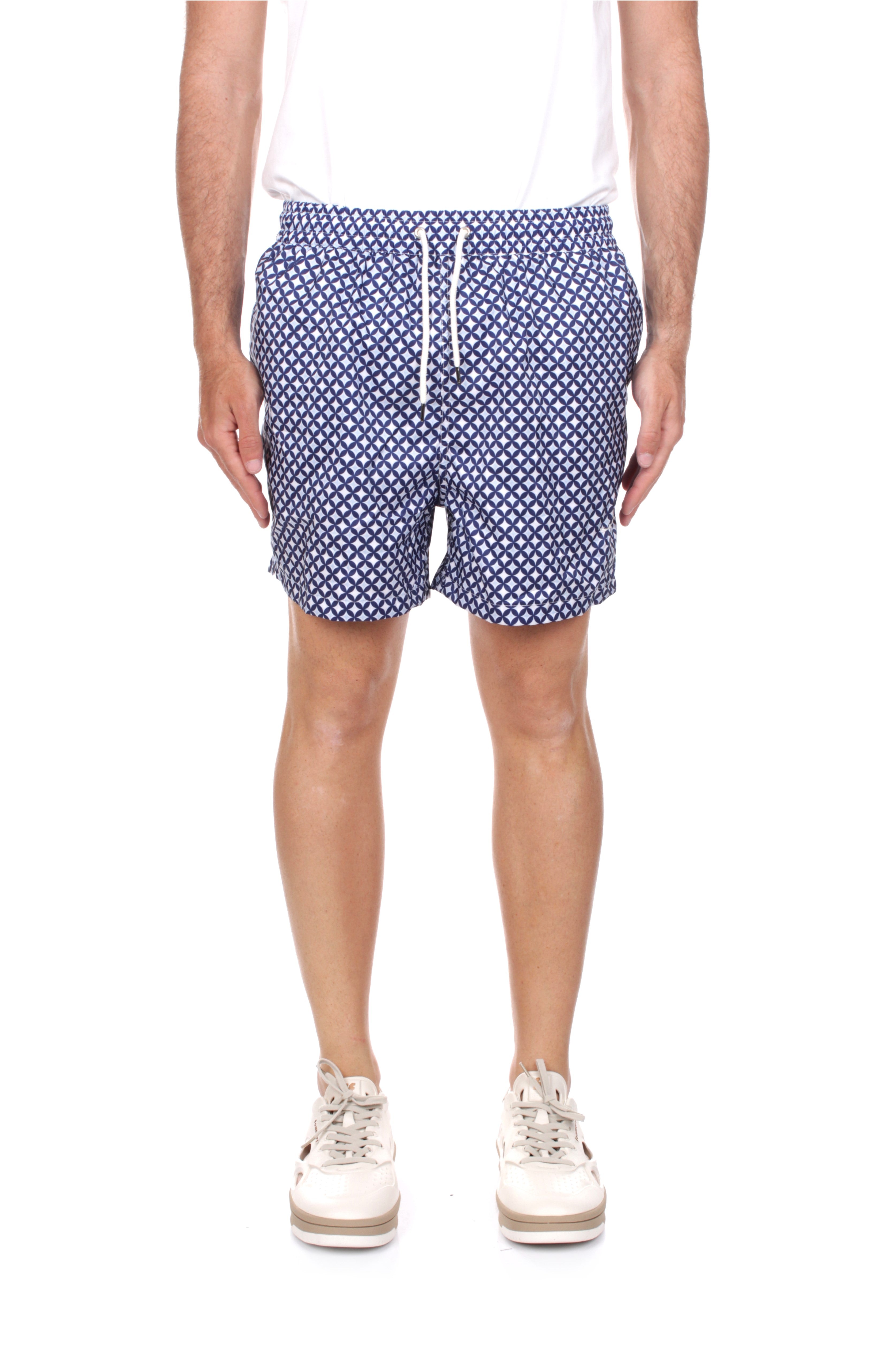 BOXER MARE Blu Sanvito