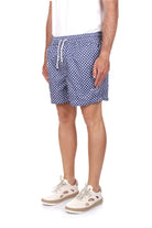 BOXER MARE Blu Sanvito