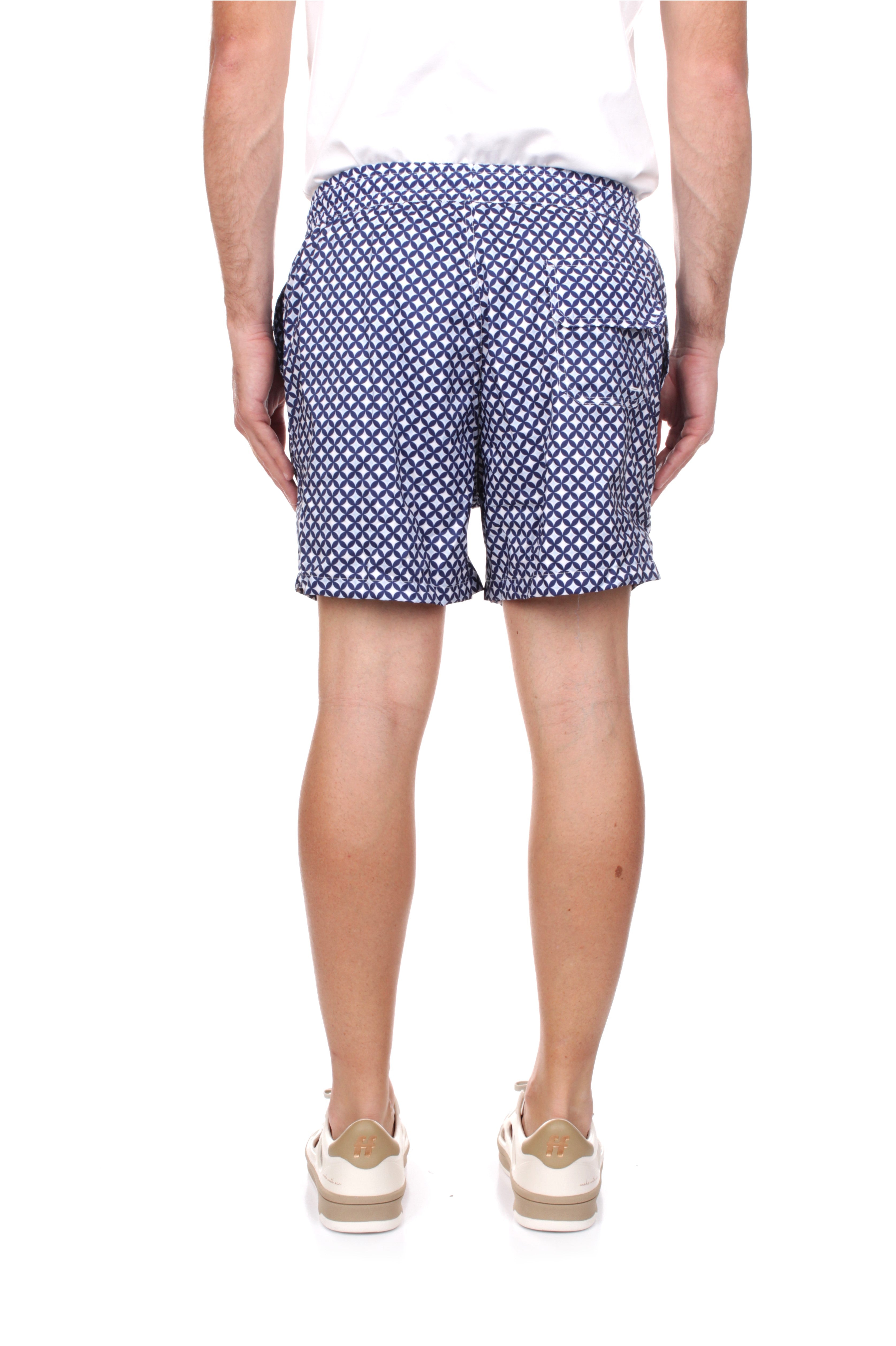 BOXER MARE Blu Sanvito