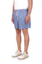 BOXER MARE Blu Sanvito