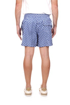 BOXER MARE Blu Sanvito