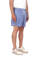 BOXER MARE Blu Sanvito