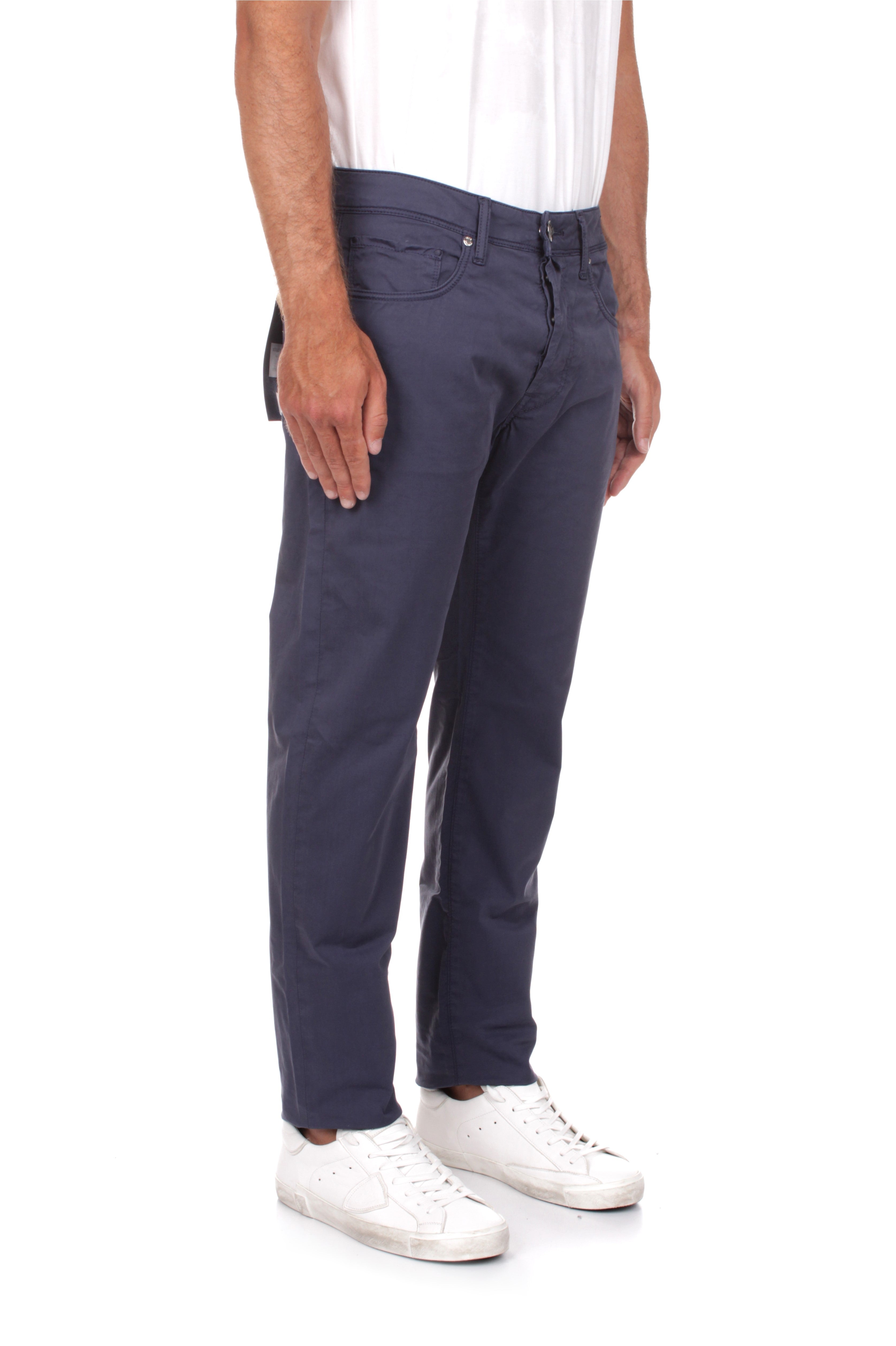 PANTALONI Blu Incotex Blue Division