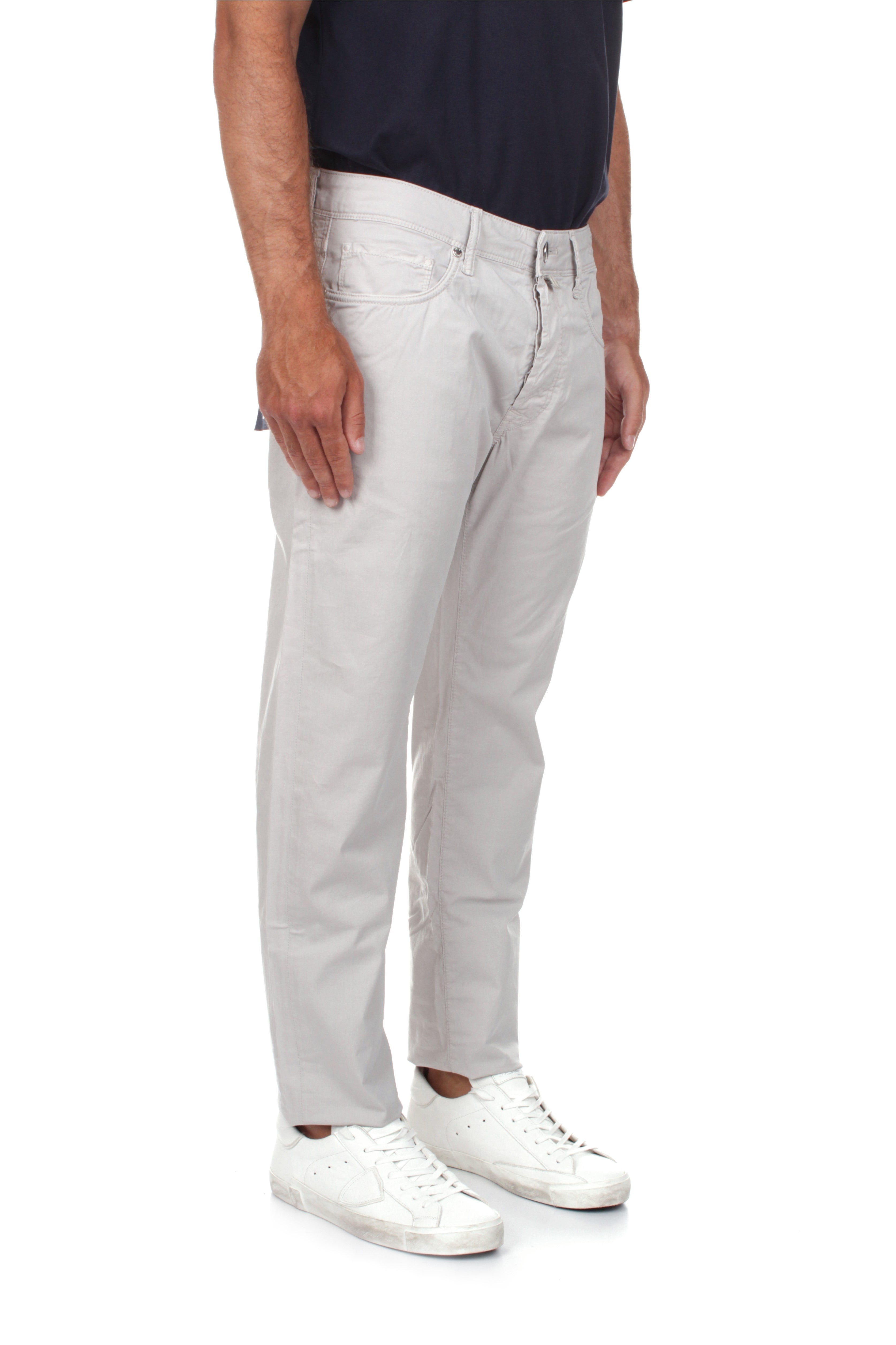 PANTALONI Grigio Incotex Blue Division