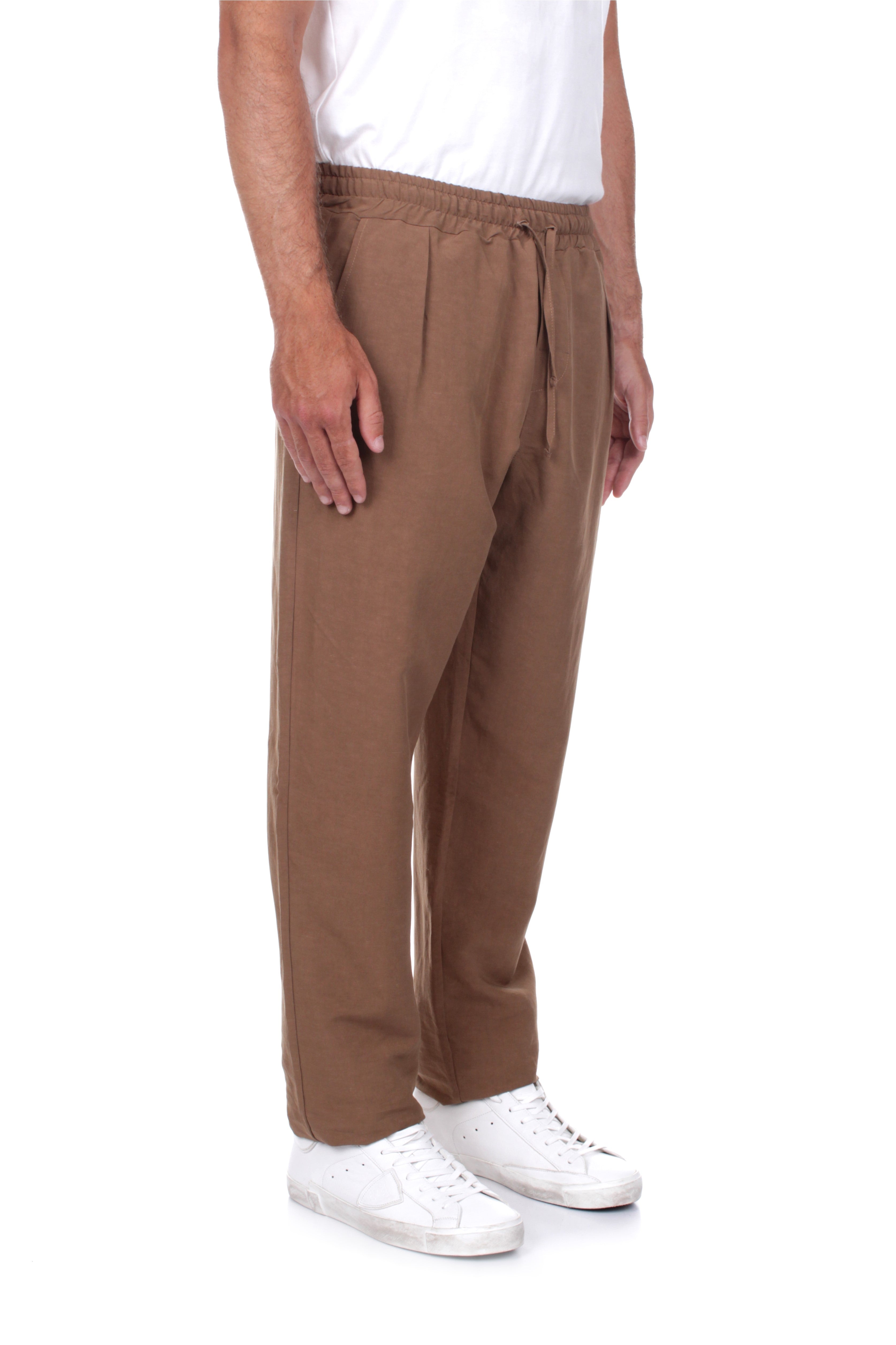 PANTALONI Marrone Sanvito