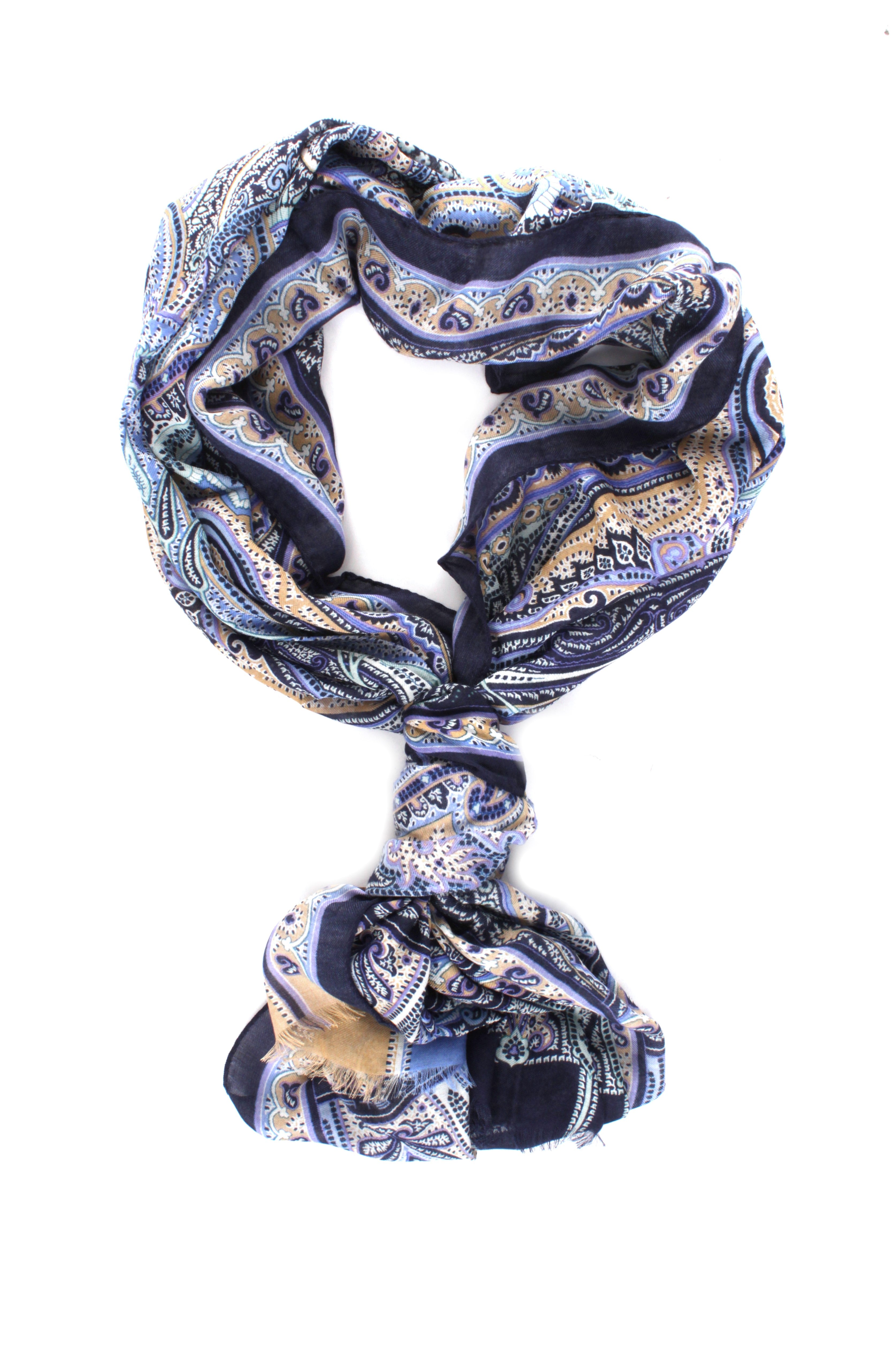SCIARPE, FOULARD E STOLE Blu Etro