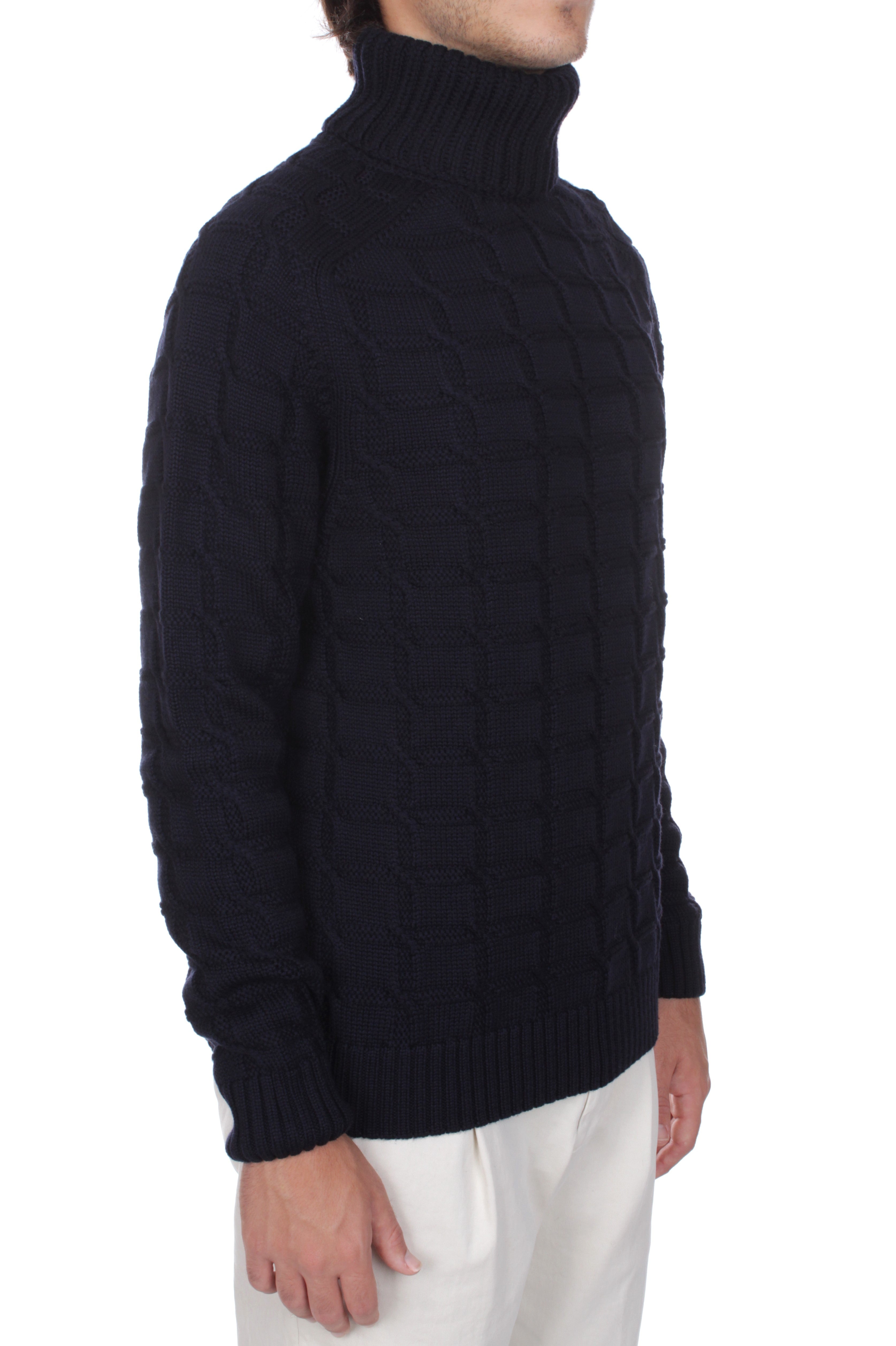 MAGLIA DOLCEVITA SLOWEAR ZANONE BLU NOTTE Z1375 – Michi D'Amato