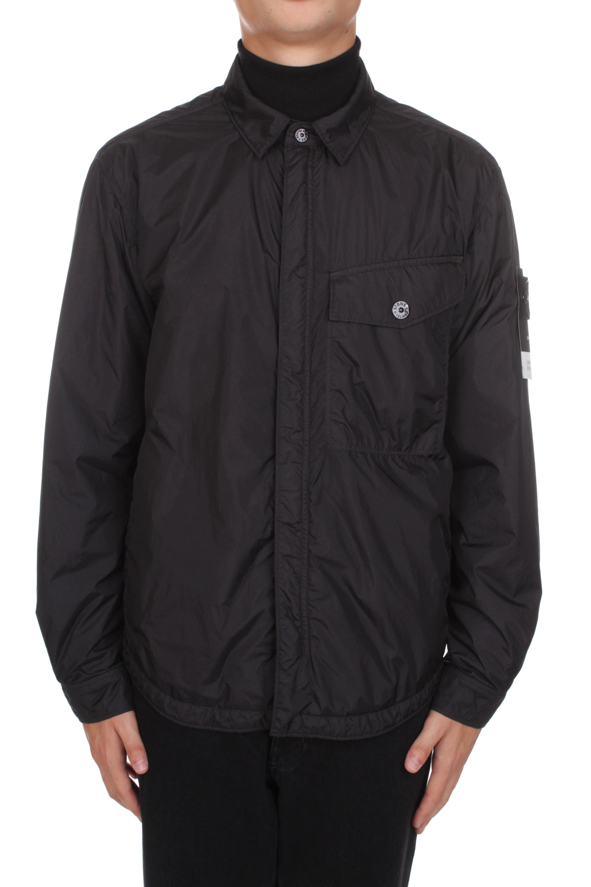 STONE ISLAND OVERSHIRT BLACK V0029 – Michi D'Amato