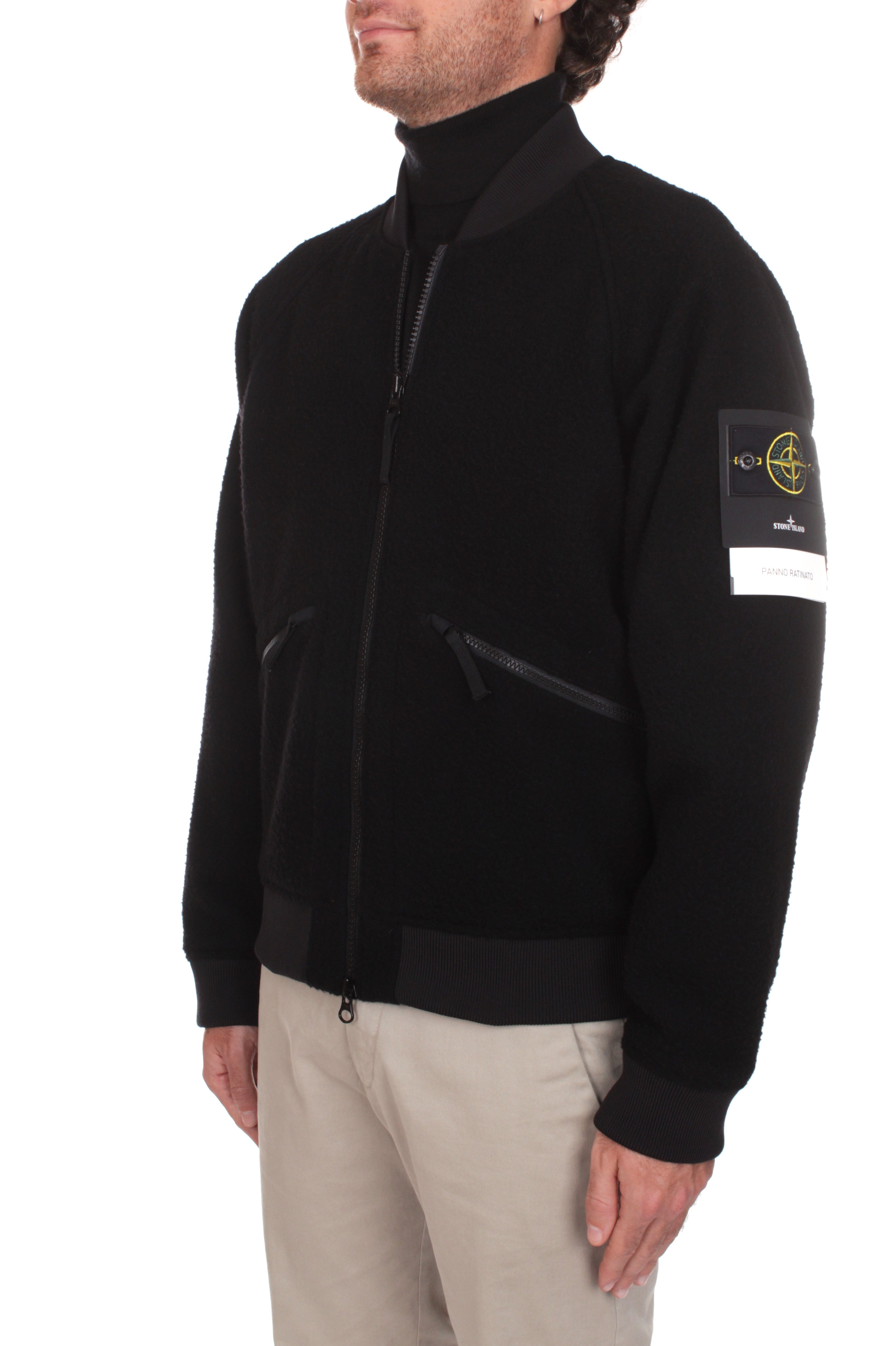 GIACCHE E GIUBBOTTI Nero Stone Island