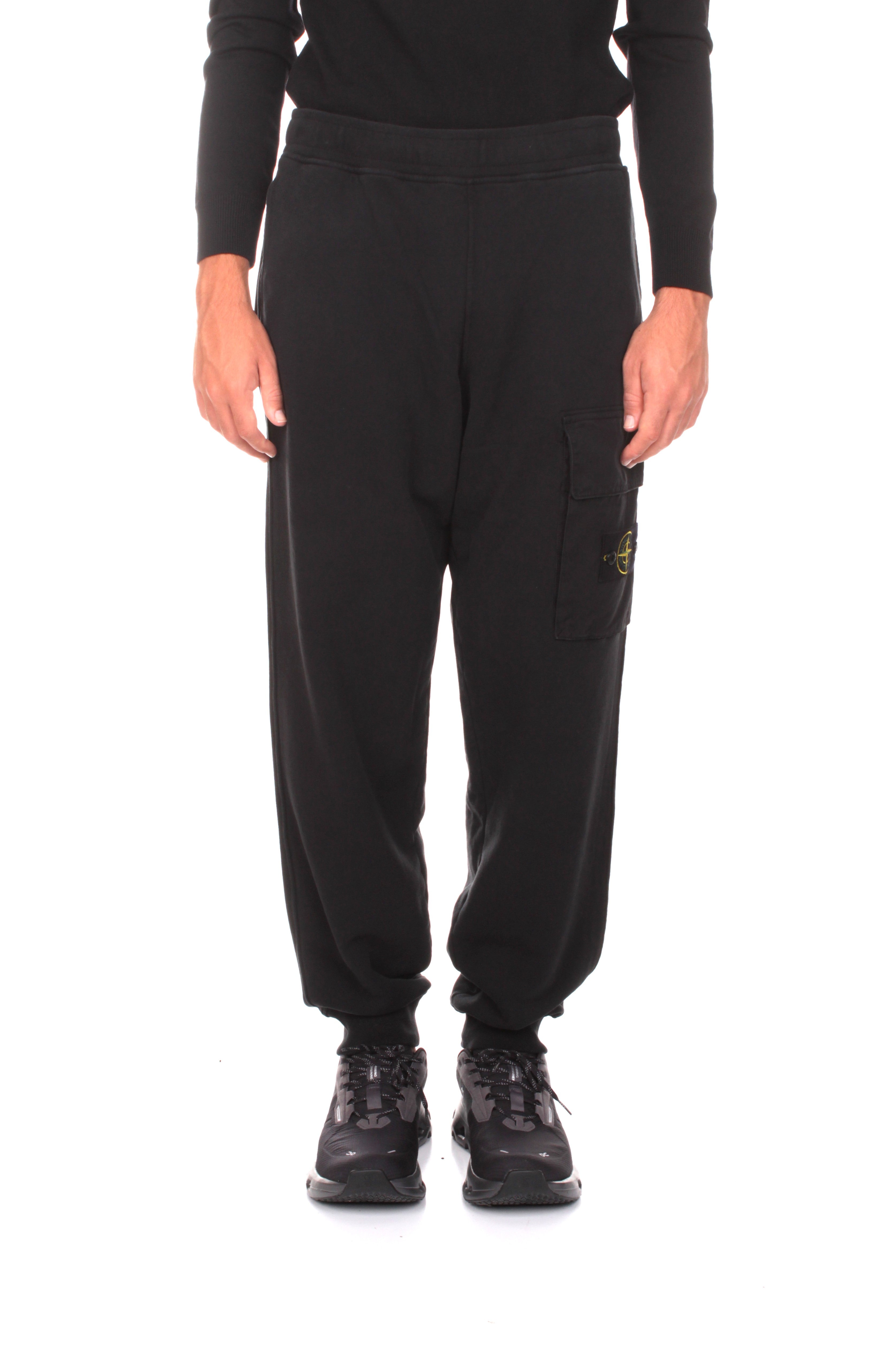 PANTALONI TUTA Nero Stone Island