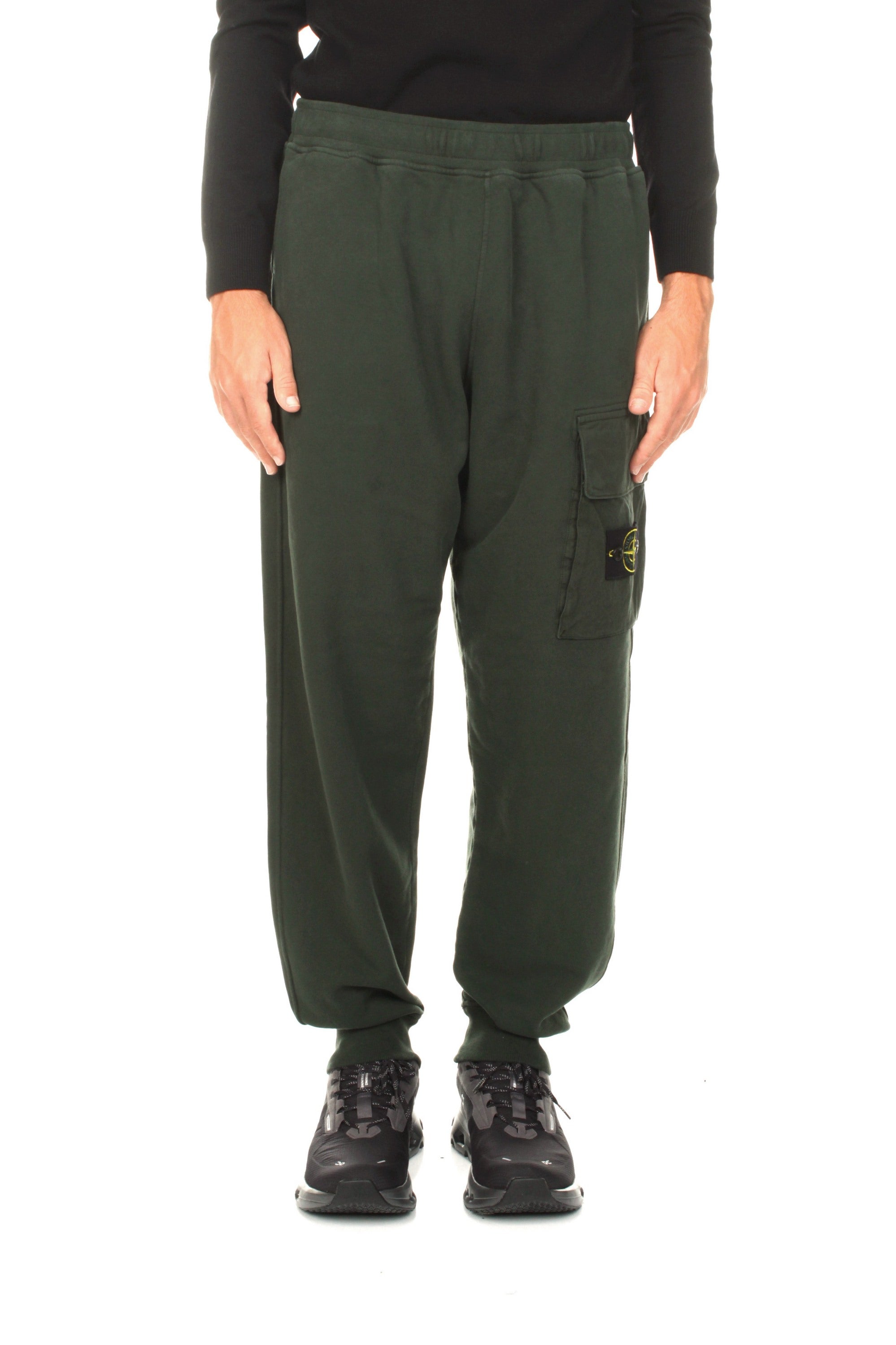 PANTALONI TUTA Verde Stone Island