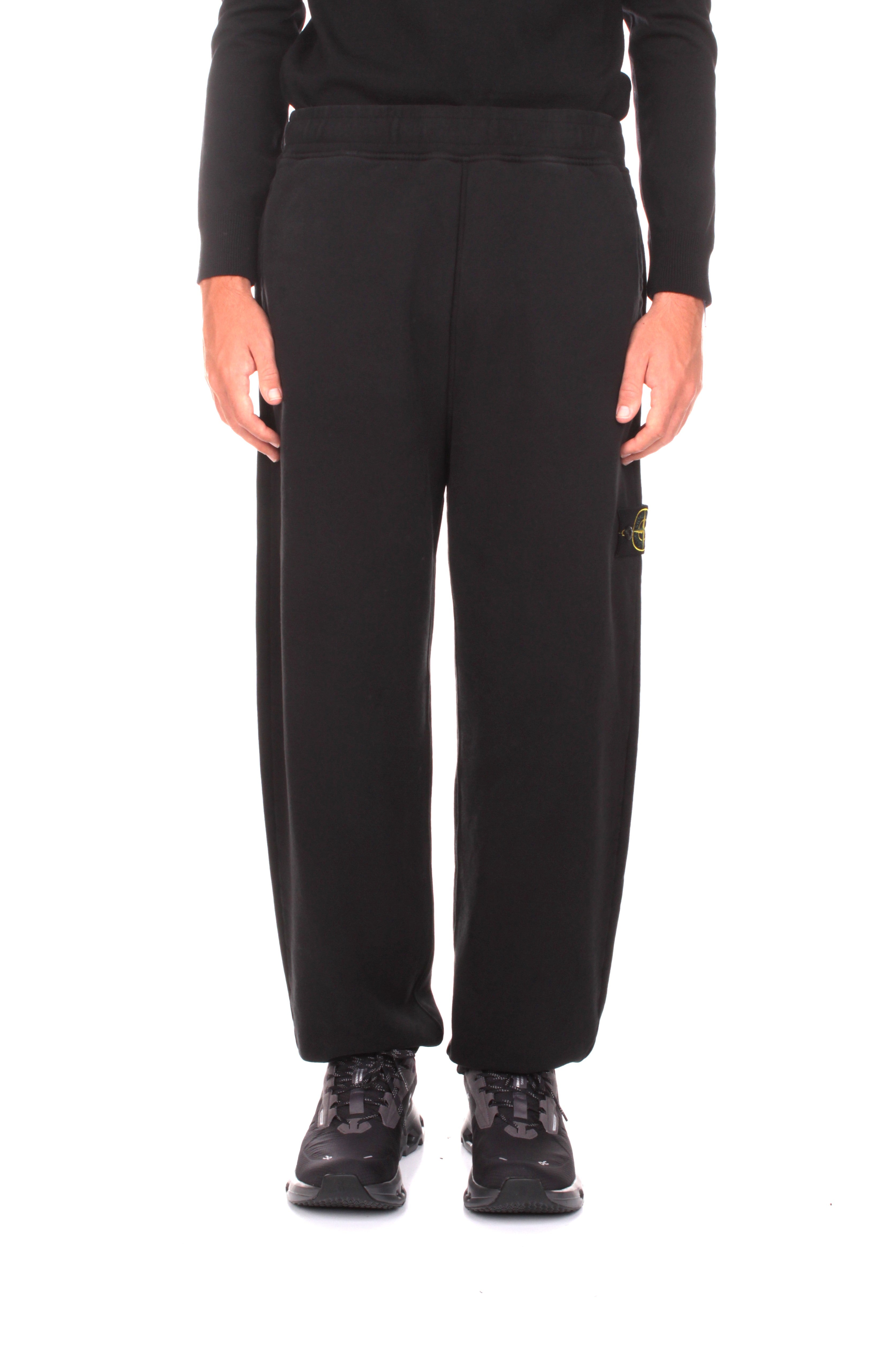 PANTALONI TUTA Nero Stone Island