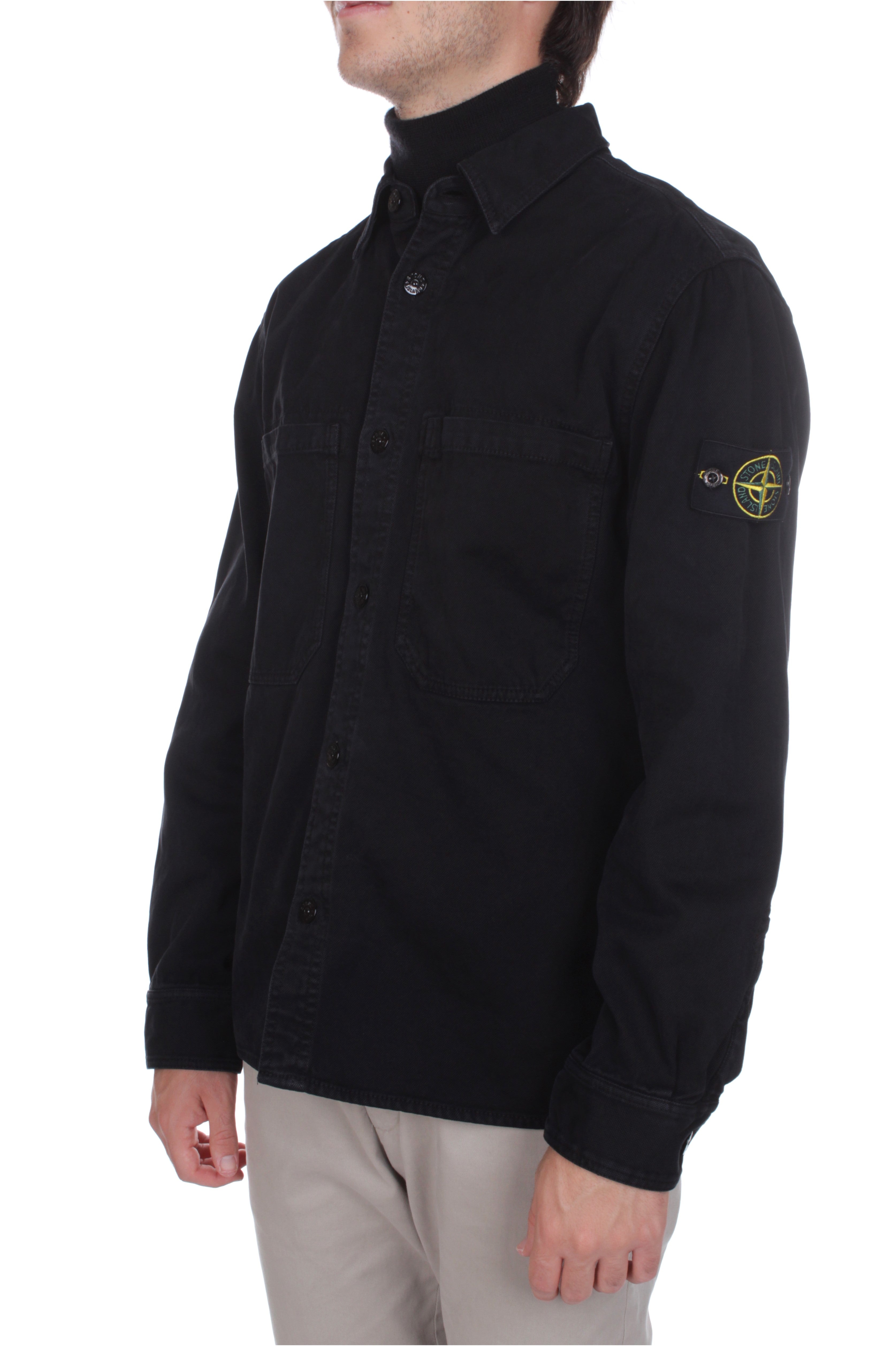 GIACCHE E GIUBBOTTI Nero Stone Island